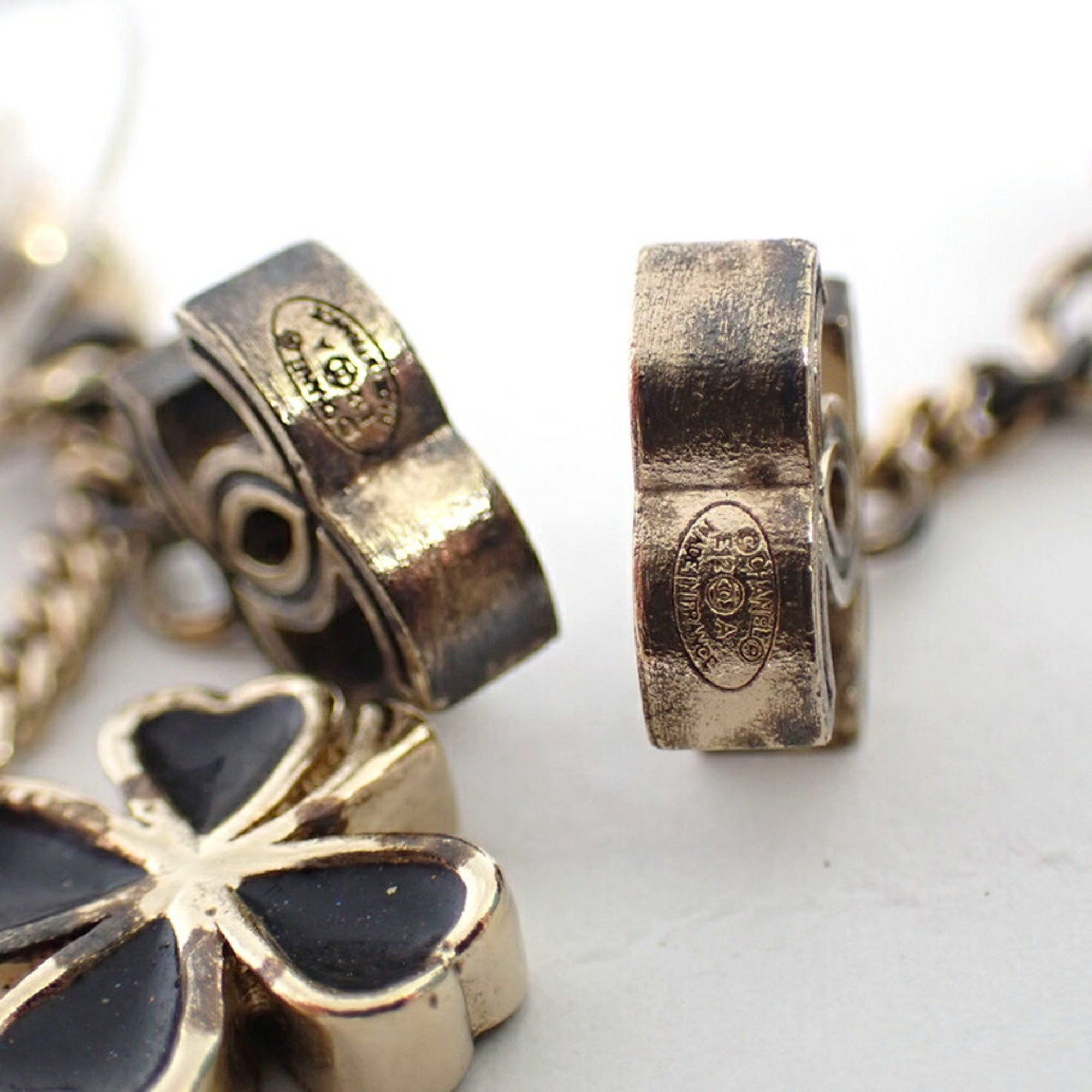 Chanel CHANEL Coco Mark Clover Earrings with Box Size ONE SIZE - 10 Thumbnail
