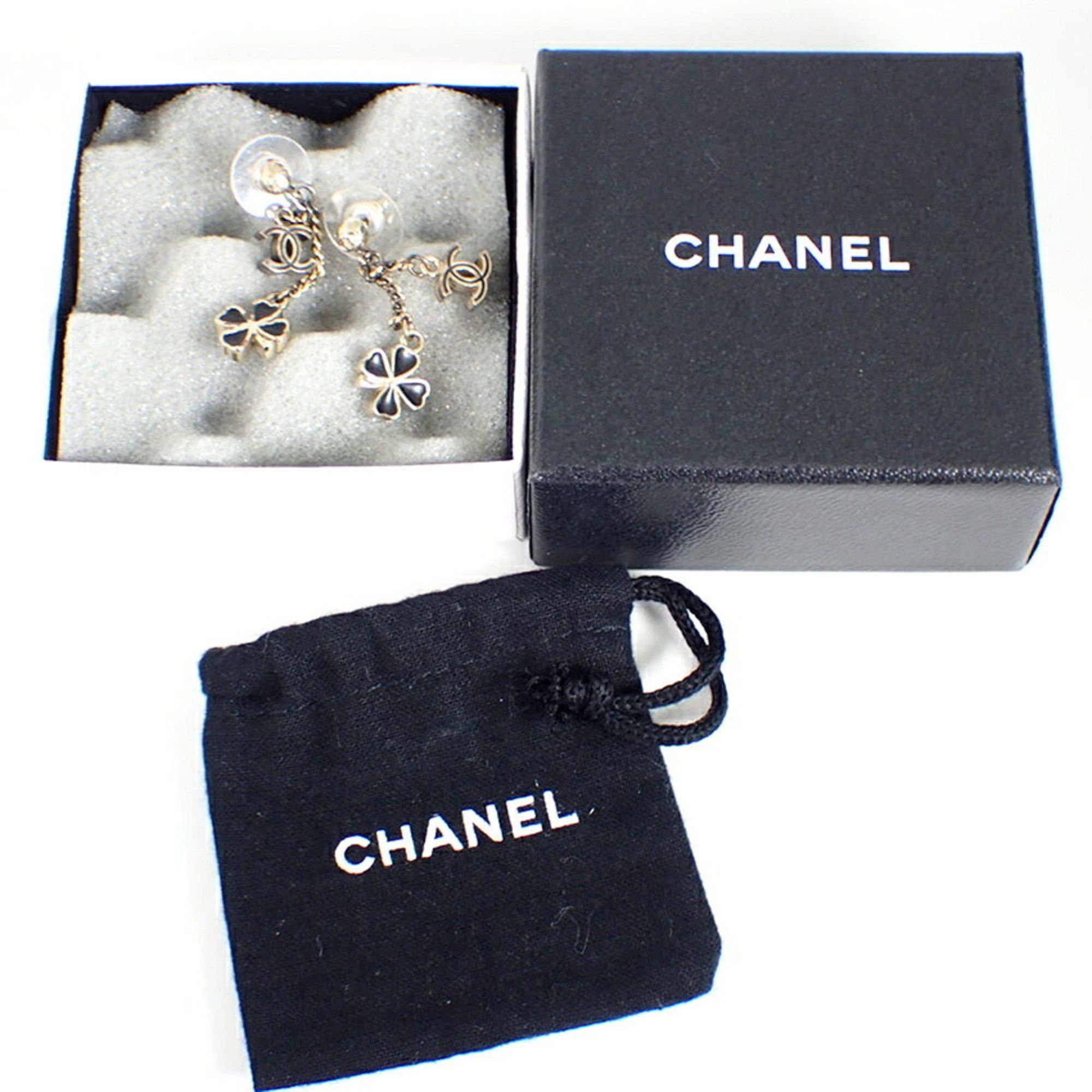 Chanel CHANEL Coco Mark Clover Earrings with Box Size ONE SIZE - 7 Thumbnail