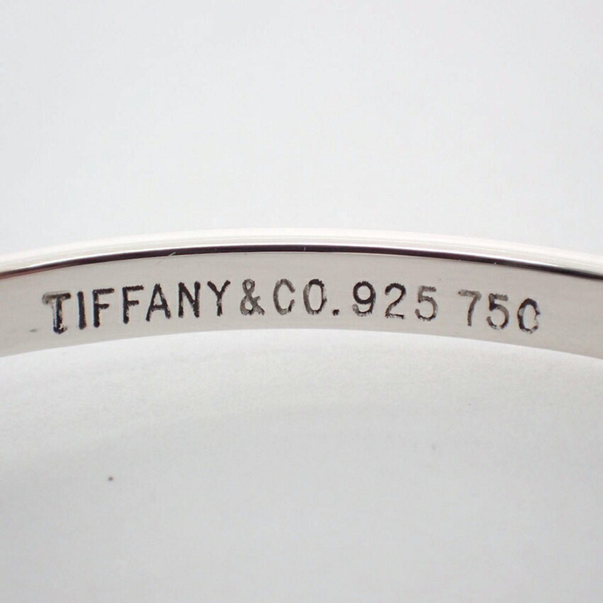 Tiffany & Co. TIFFANY 925 750 Hook & Eye Bangle Size ONE SIZE - 8 Thumbnail