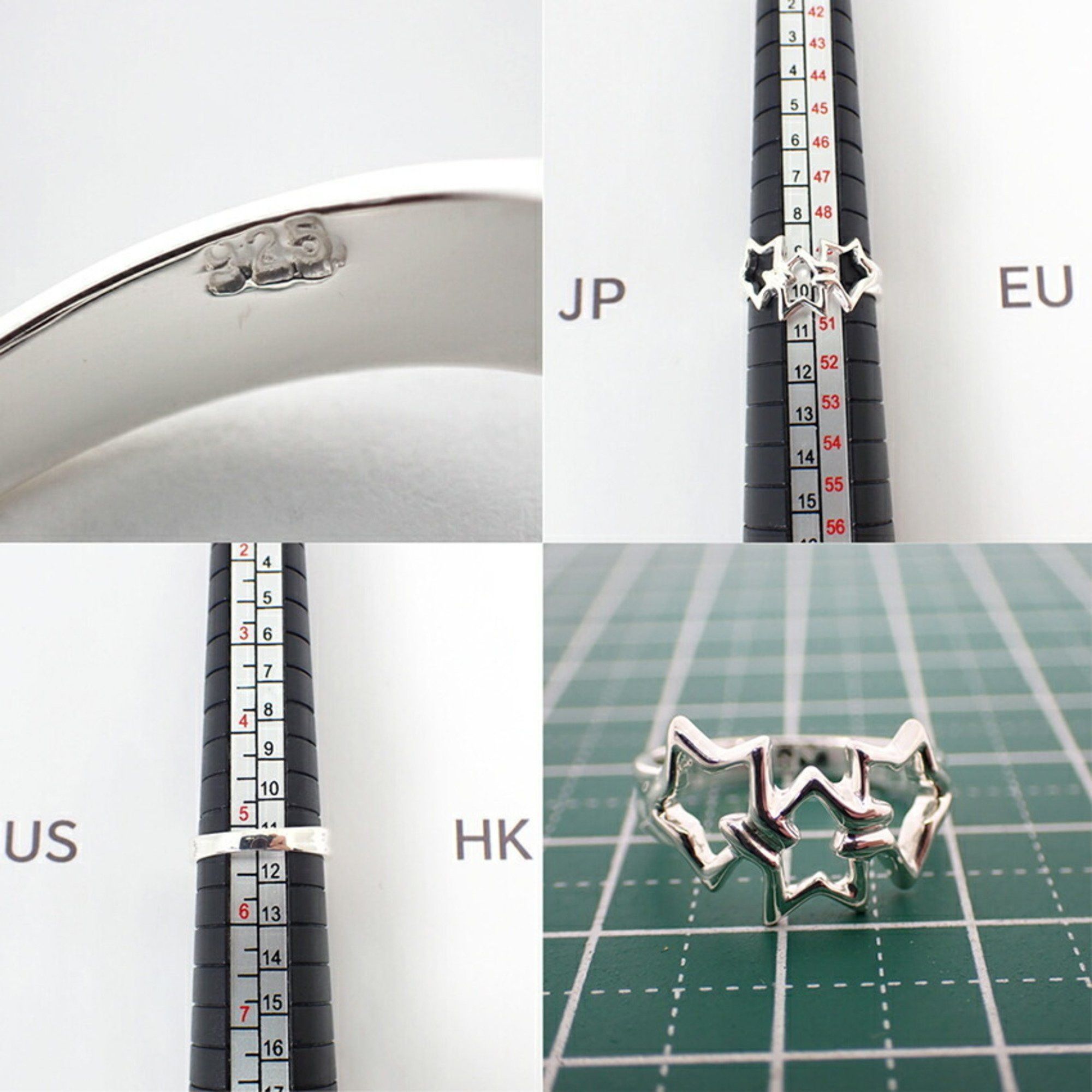 Tiffany & Co. TIFFANY 925 Triple Star Ring, size 9.5 Size ONE SIZE - 9 Thumbnail