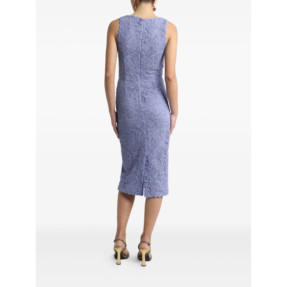 open lace back dress ETRO Print Dress