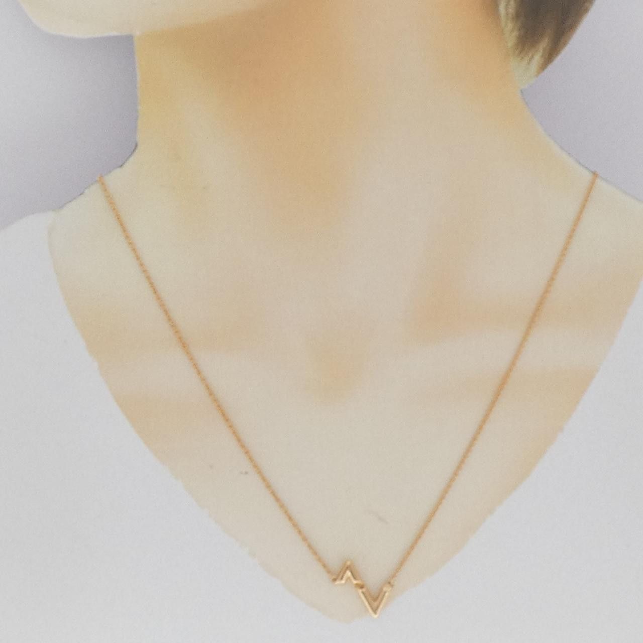 Louis Vuitton Louis Vuitton Louis Vuitton LV Volt Upside Down Au750 Necklace Metal Necklace DUTY FREE for USA Size ONE SIZE - 6 Thumbnail