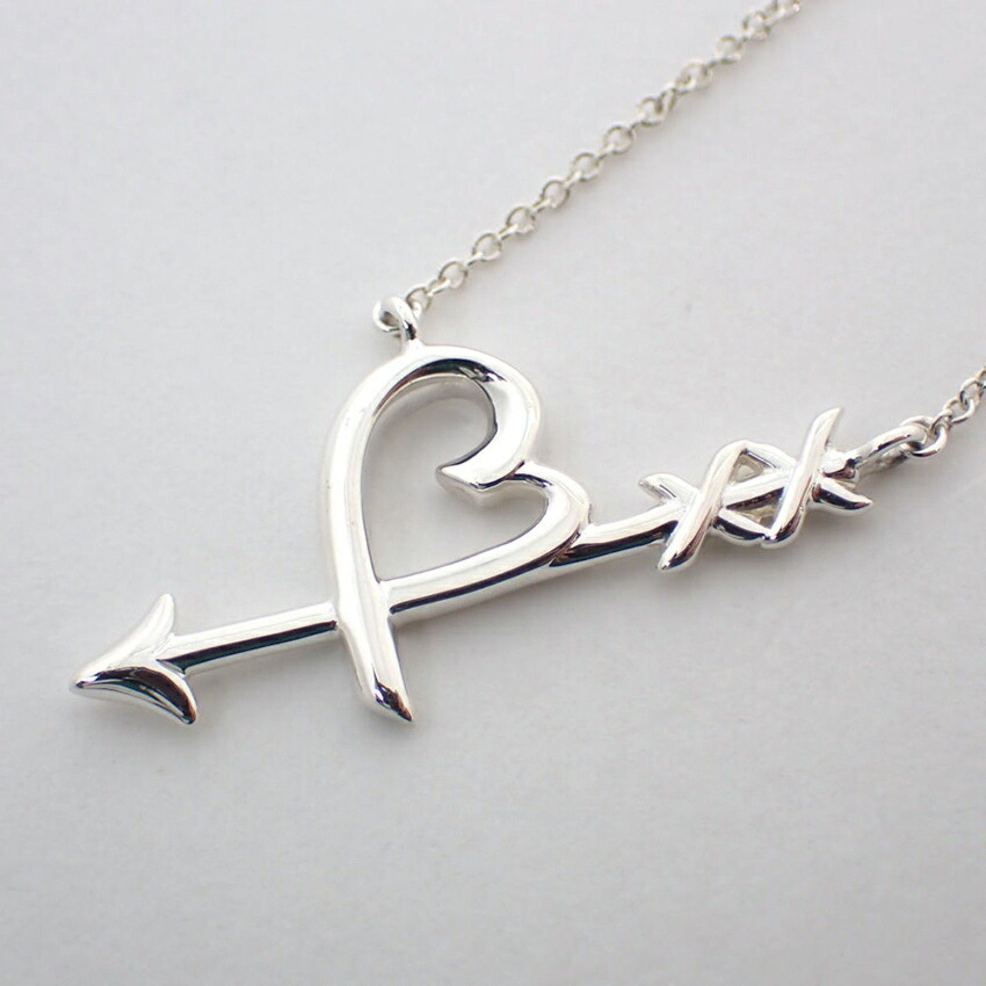 Tiffany & Co. TIFFANY SV925 Heart & Arrow Pendant Necklace Size ONE SIZE - 7 Thumbnail