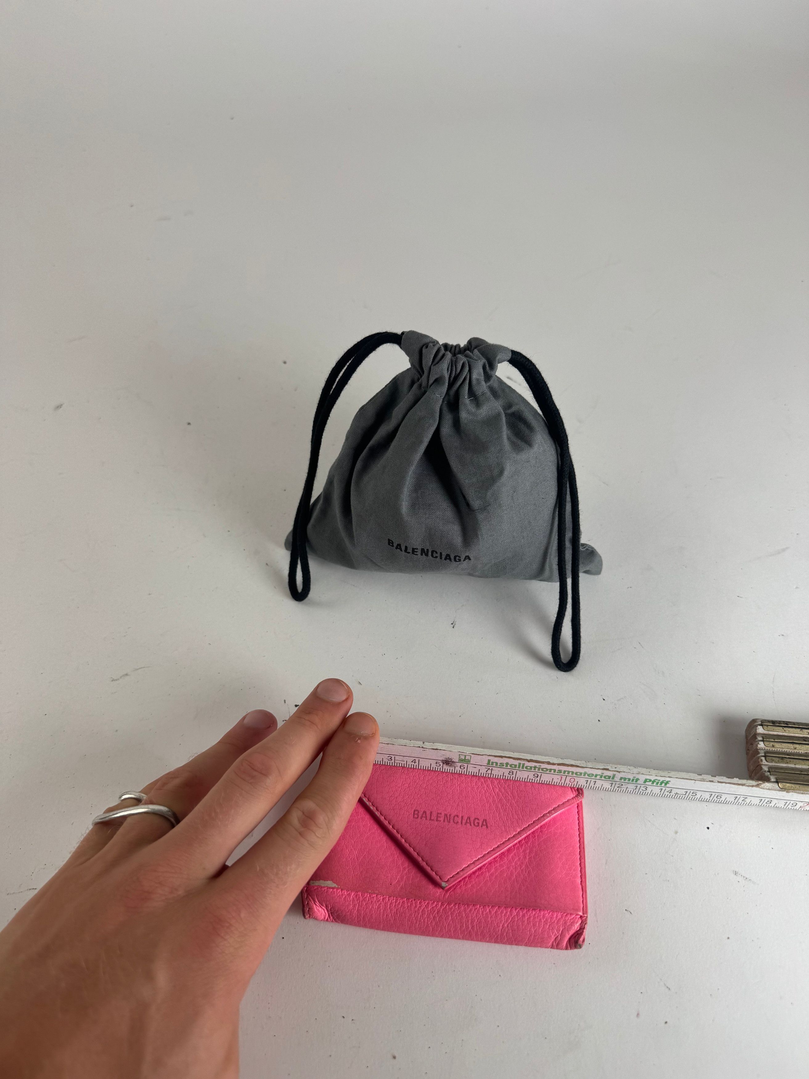 Balenciaga Vintage Leather Cardholder / Key-holder pink Size ONE SIZE - 10 Thumbnail