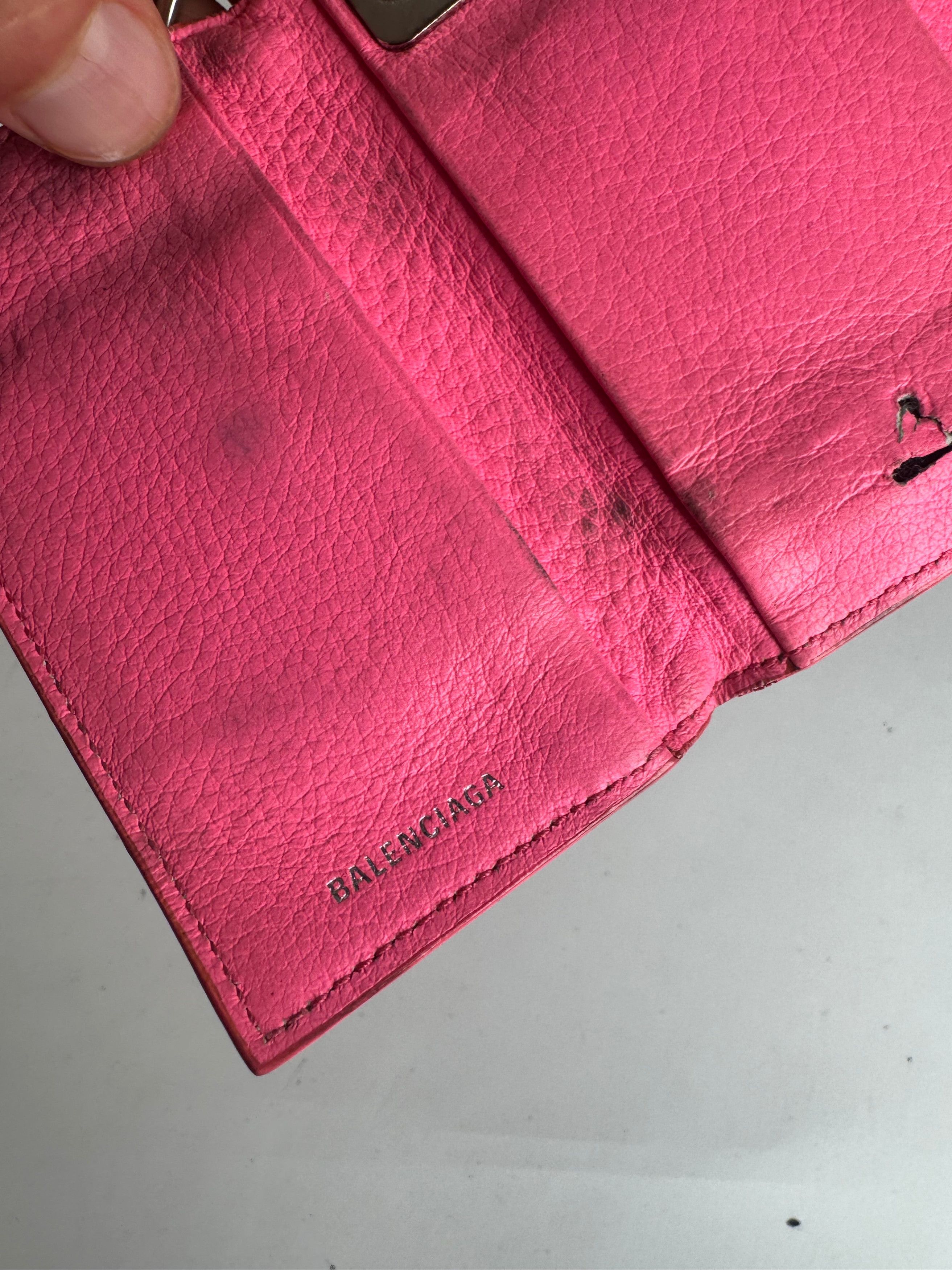Balenciaga Vintage Leather Cardholder / Key-holder pink Size ONE SIZE - 7 Thumbnail
