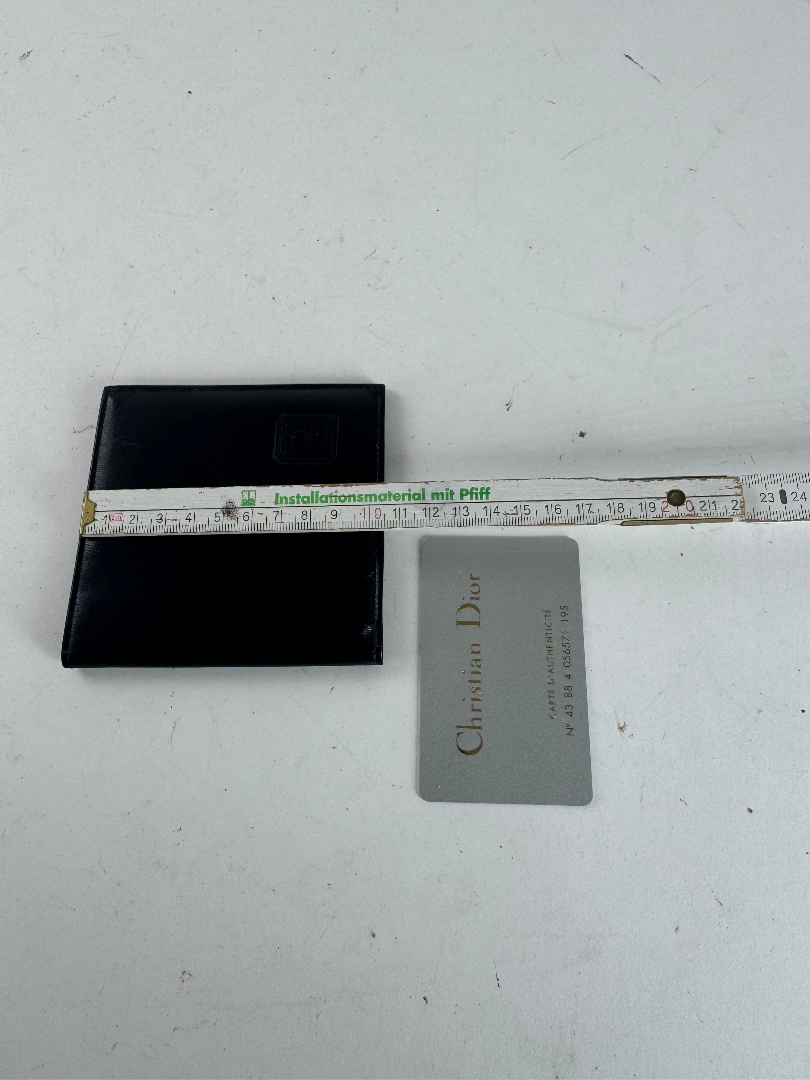 Dior Vintage Flapable Leather Wallet Black Size ONE SIZE - 5 Thumbnail