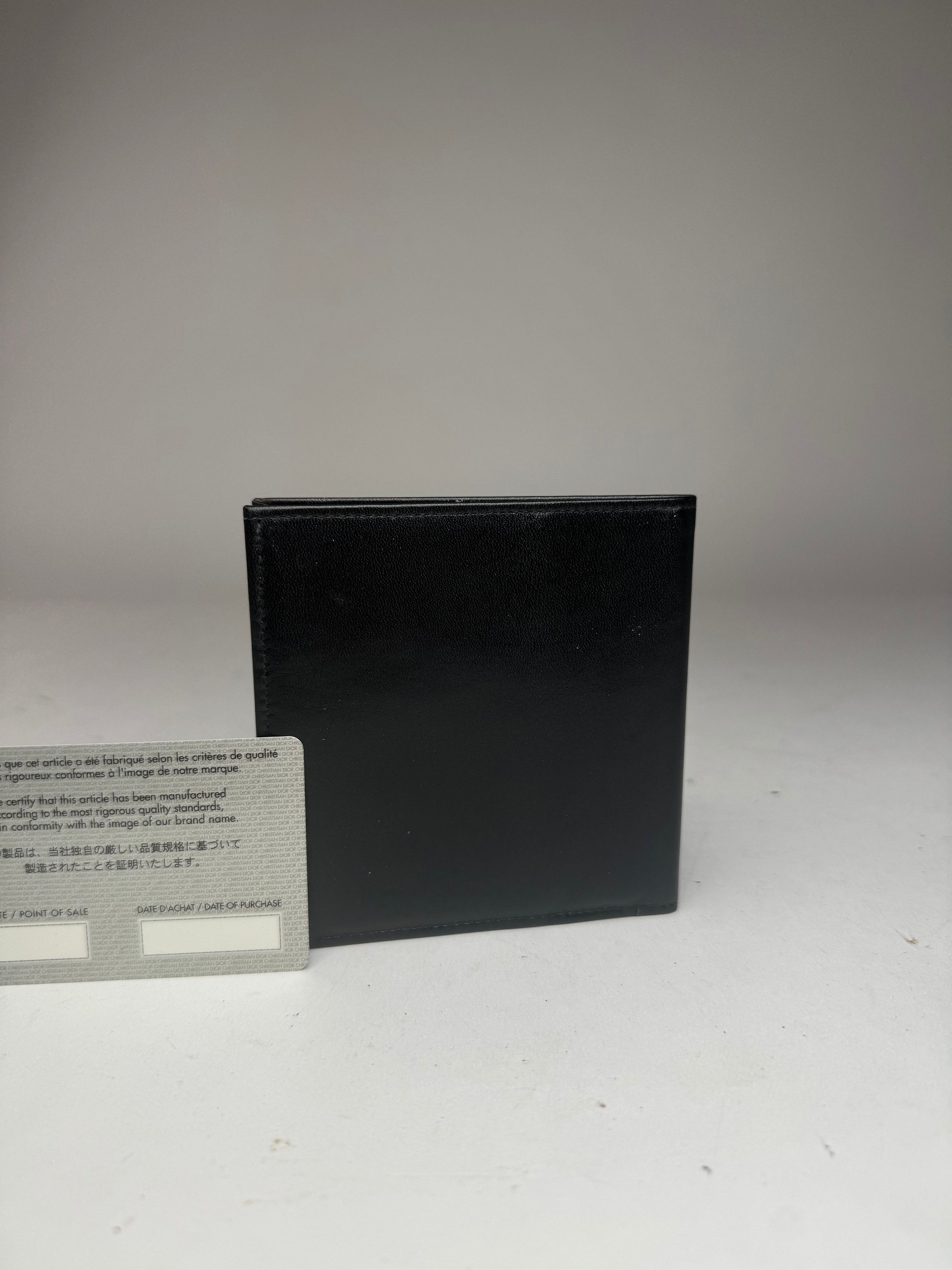 Dior Vintage Flapable Leather Wallet Black Size ONE SIZE - 13 Thumbnail
