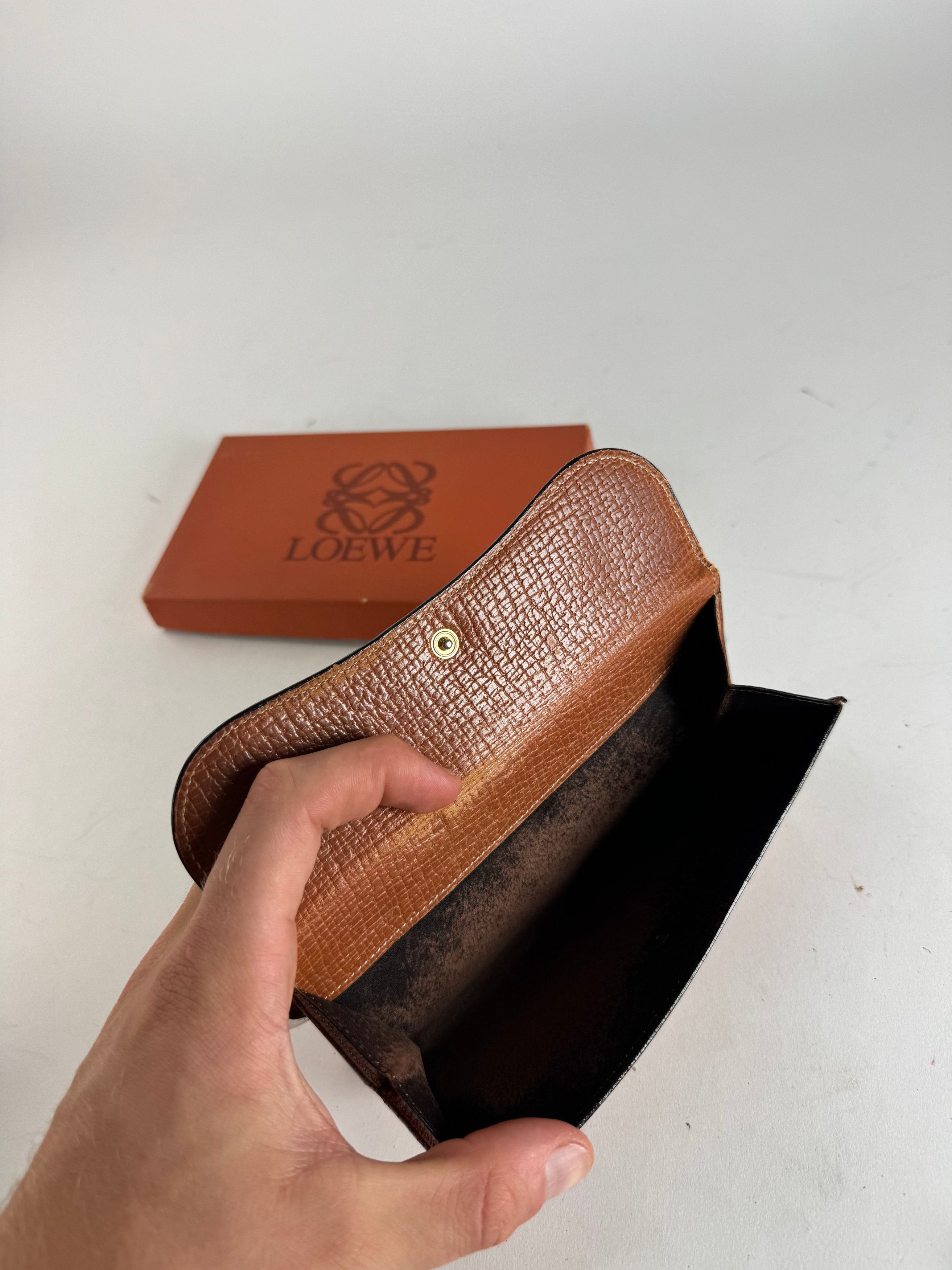 Loewe Vintage Madrid Leather Wallet Brown Size ONE SIZE - 5 Thumbnail