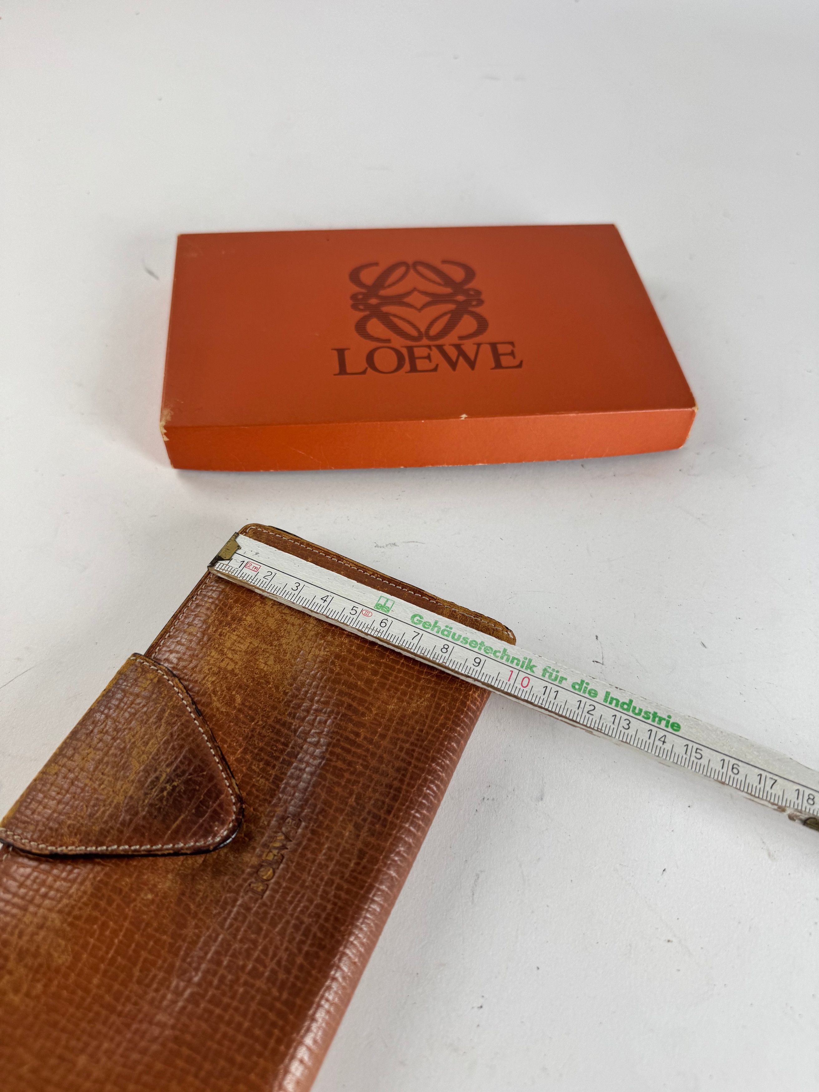 Loewe Vintage Madrid Leather Wallet Brown Size ONE SIZE - 10 Thumbnail
