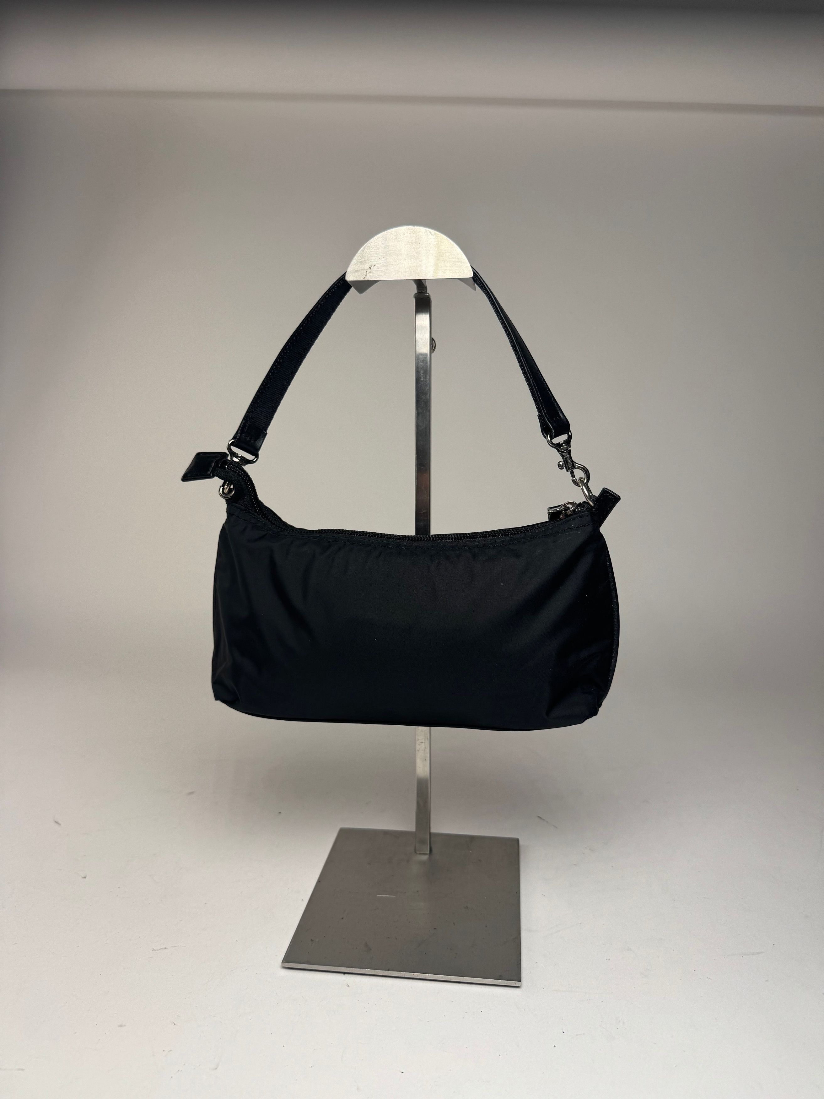 Issey Miyake Vintage Canvas Leather bag black Size ONE SIZE - 7 Thumbnail