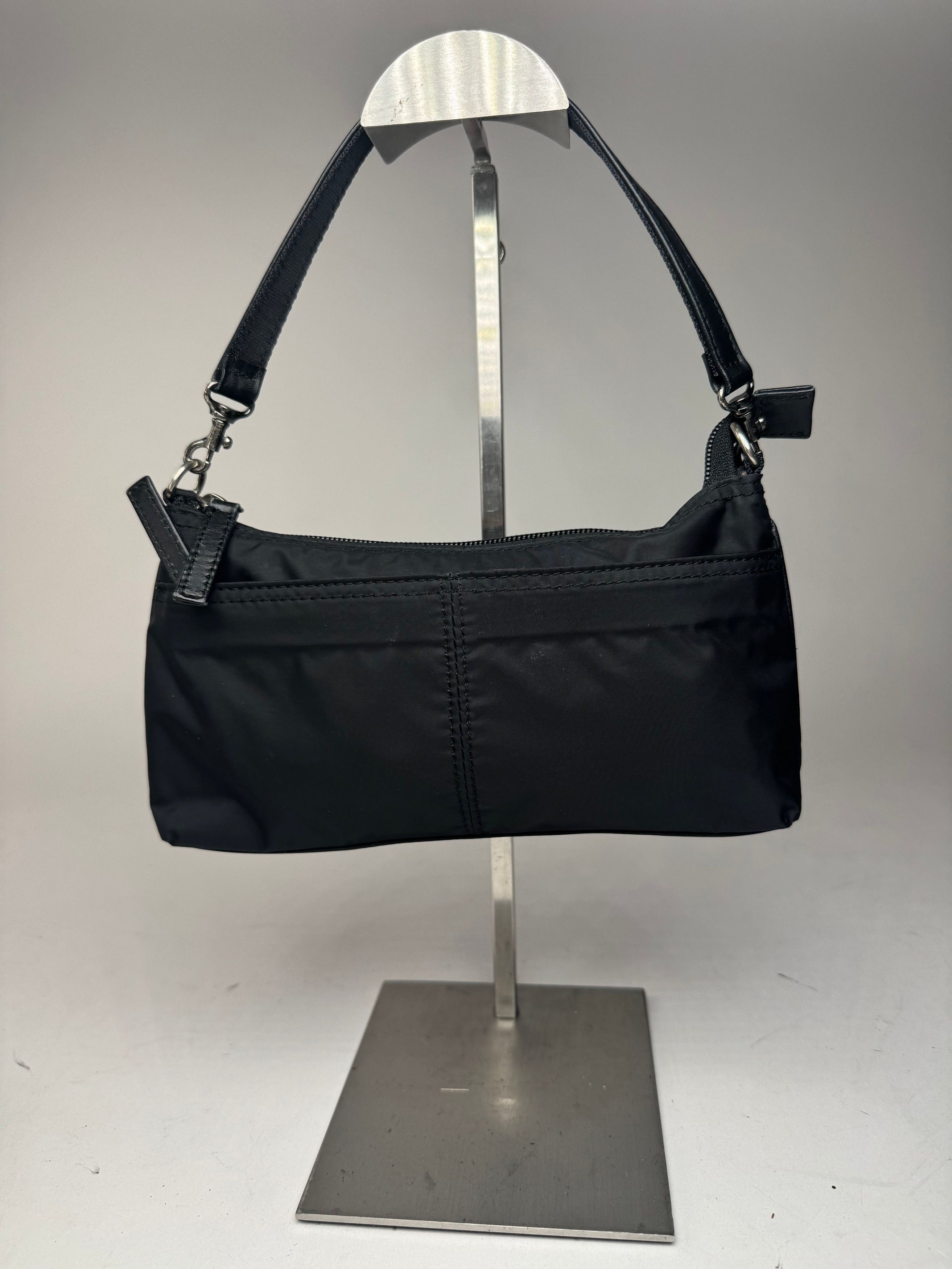 Issey Miyake Vintage Canvas Leather bag black Size ONE SIZE - 14 Thumbnail