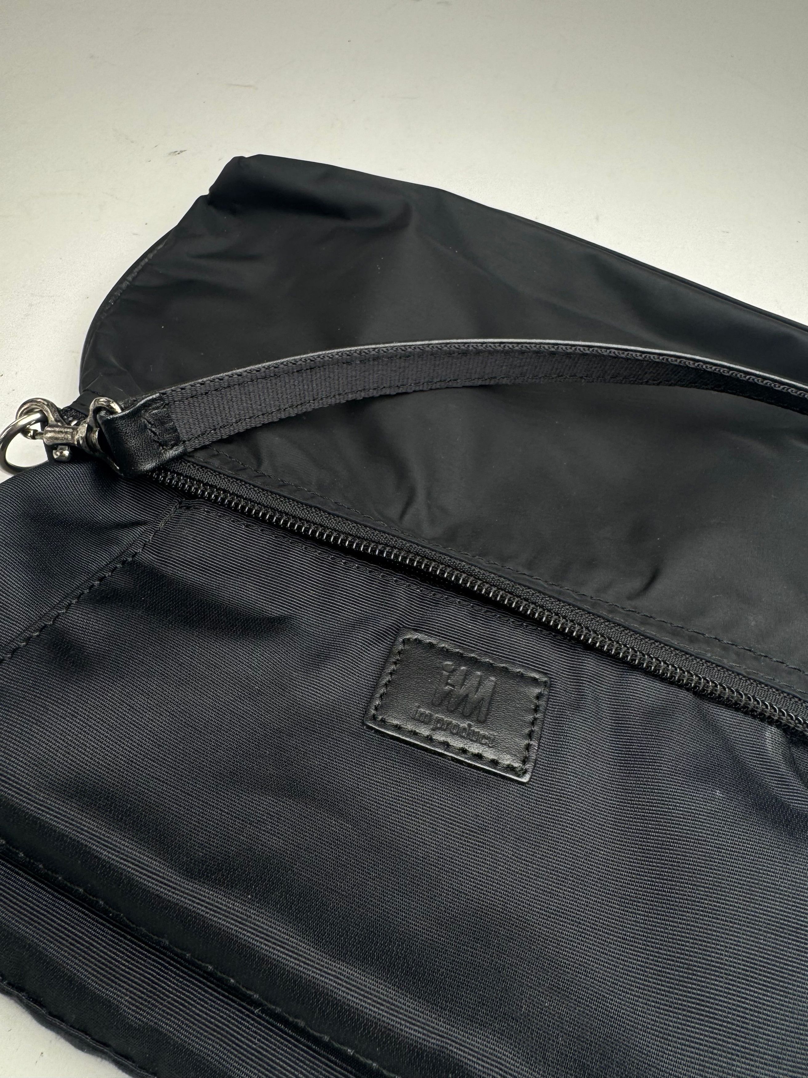 Issey Miyake Vintage Canvas Leather bag black Size ONE SIZE - 4 Thumbnail