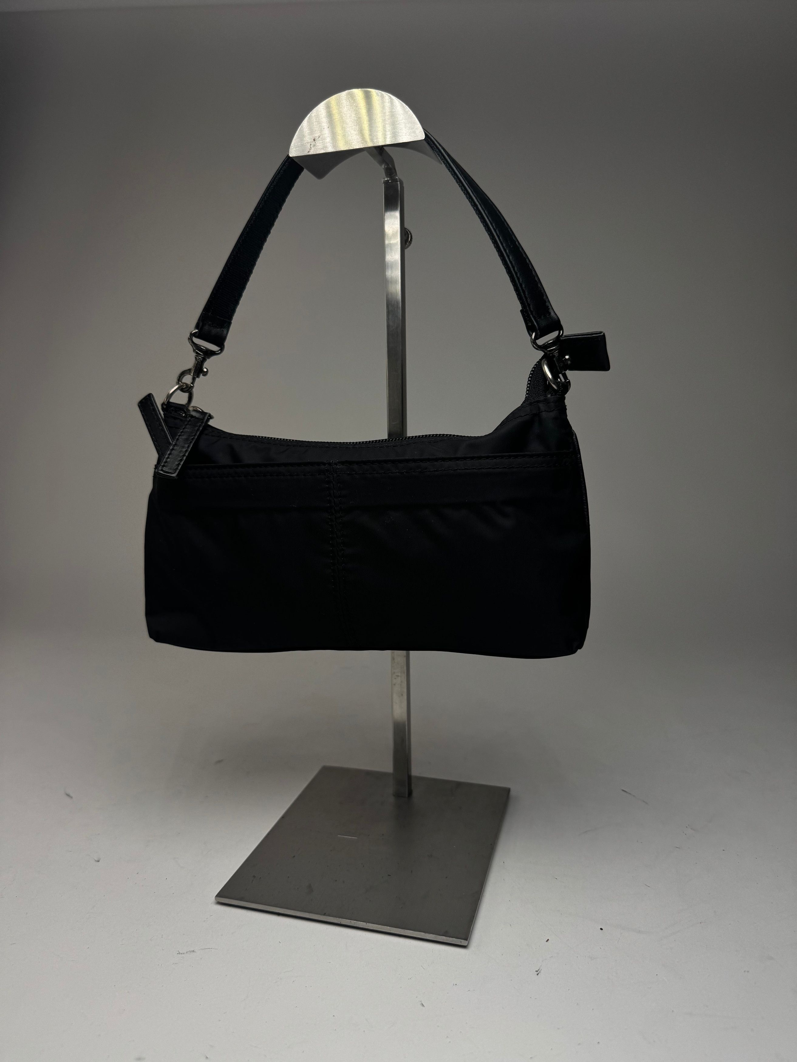 Issey Miyake Vintage Canvas Leather bag black Size ONE SIZE - 5 Thumbnail