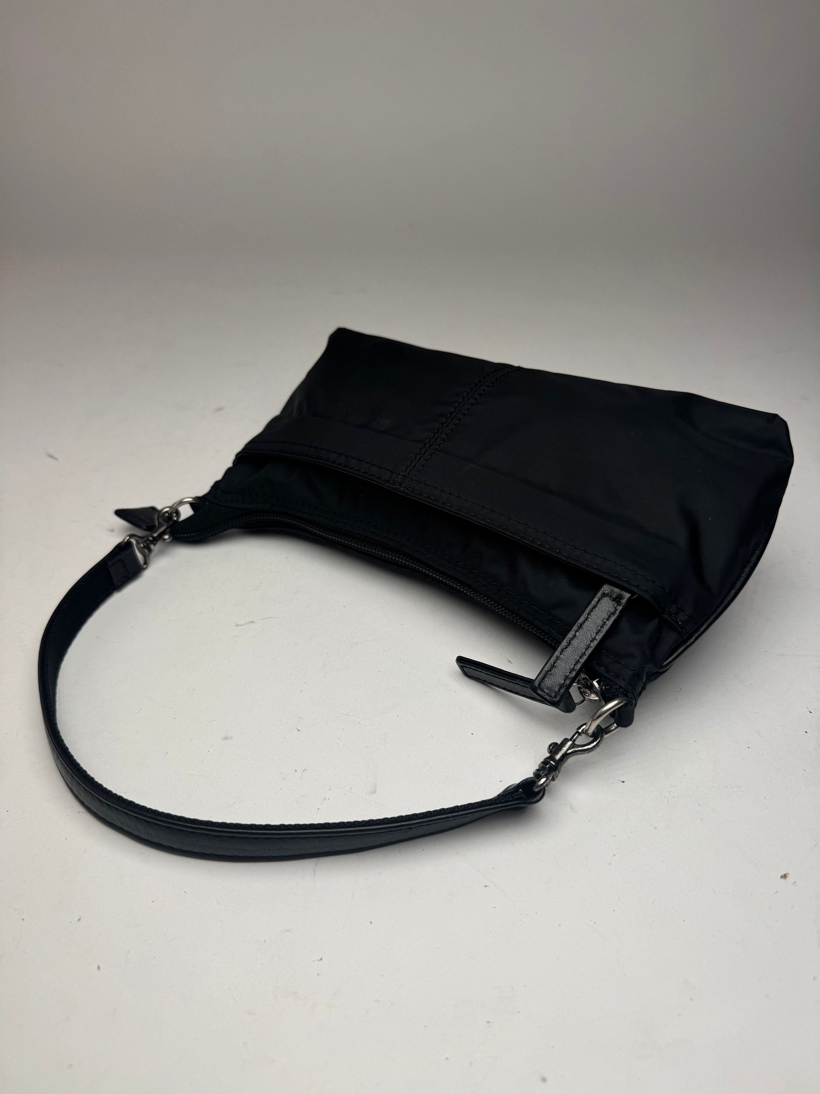 Issey Miyake Vintage Canvas Leather bag black Size ONE SIZE - 9 Thumbnail
