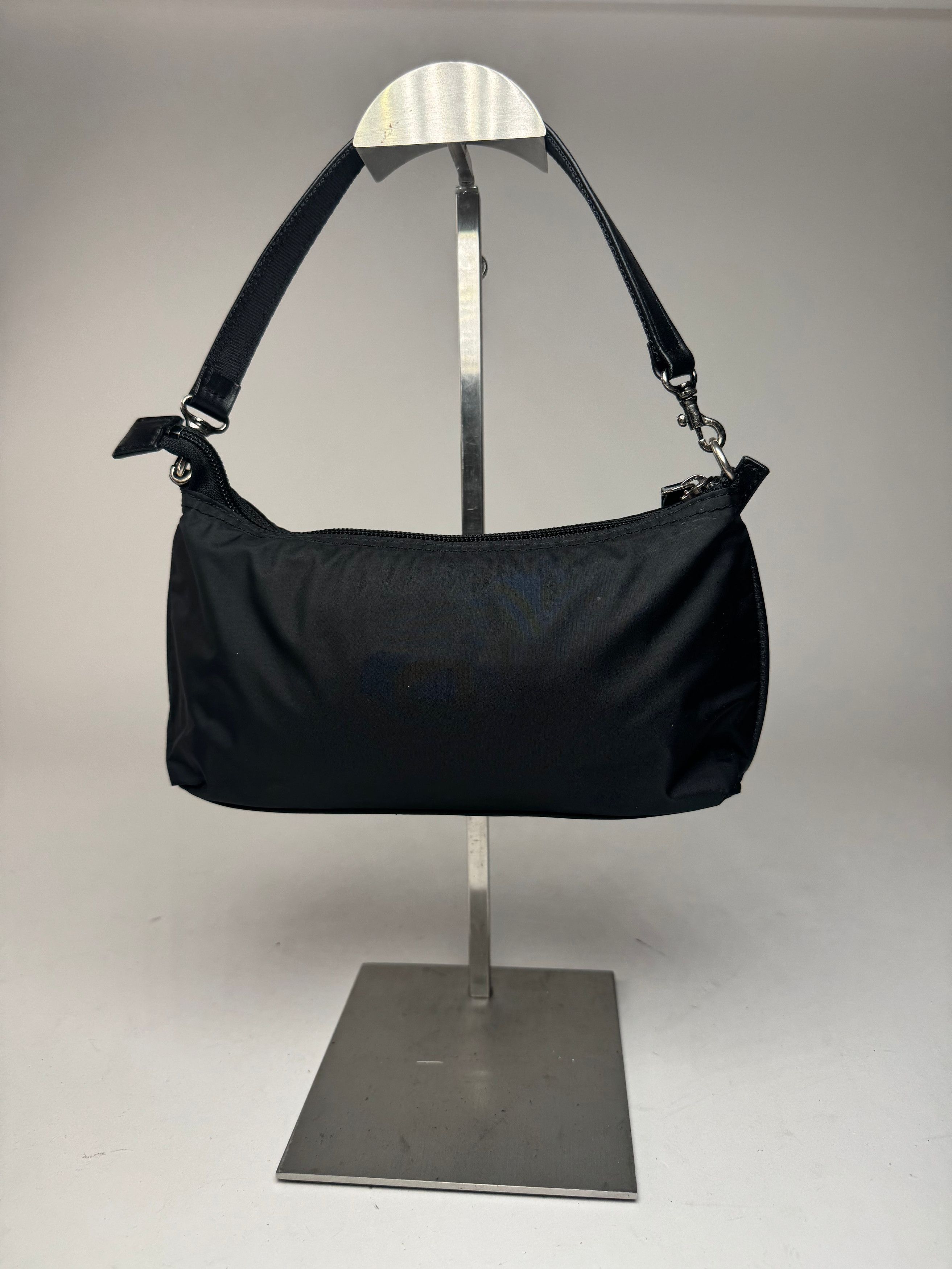 Issey Miyake Vintage Canvas Leather bag black Size ONE SIZE - 2 Thumbnail