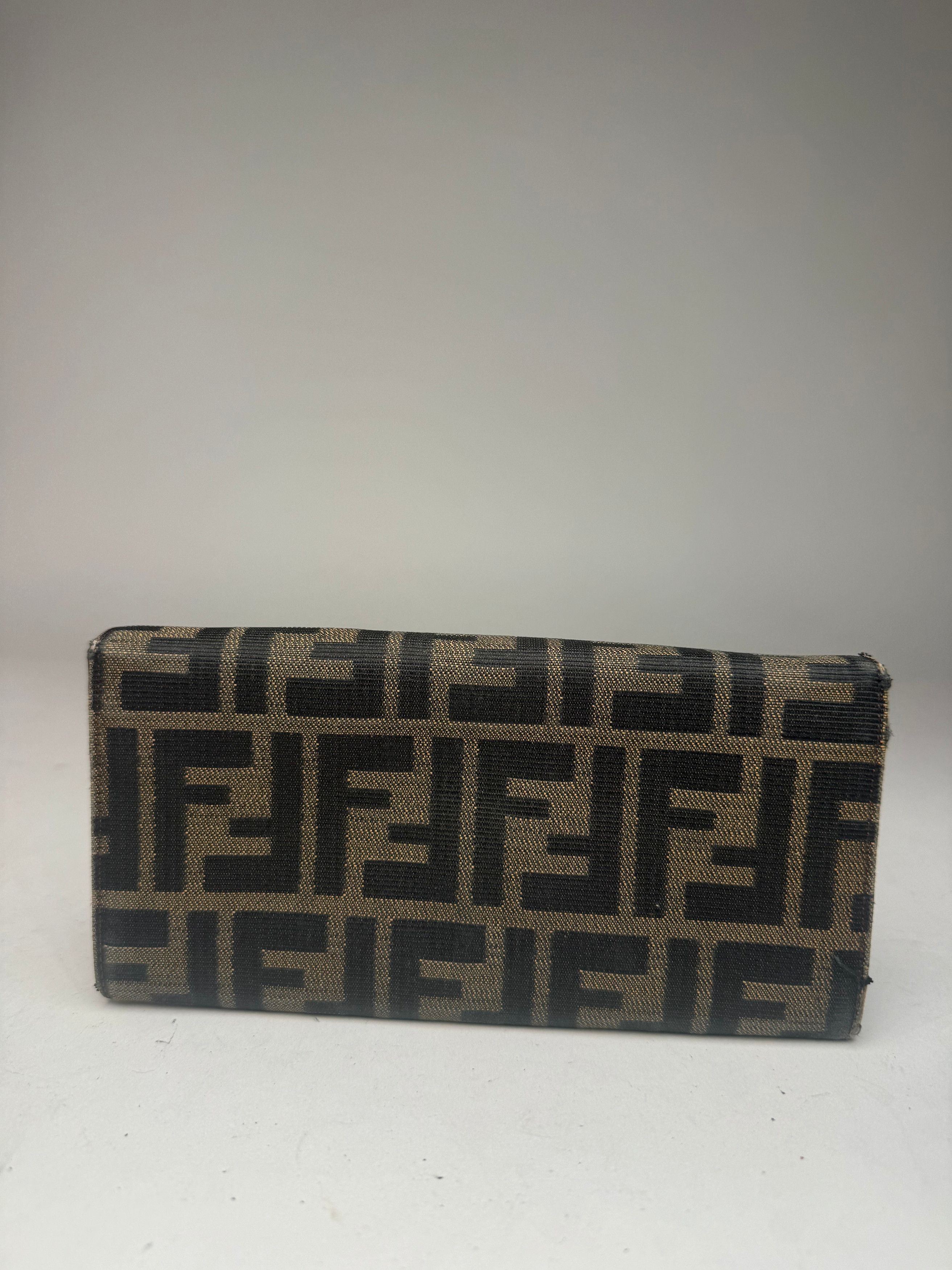 Fendi Vintage Baguette Leather Wallet Brown Size ONE SIZE - 9 Thumbnail