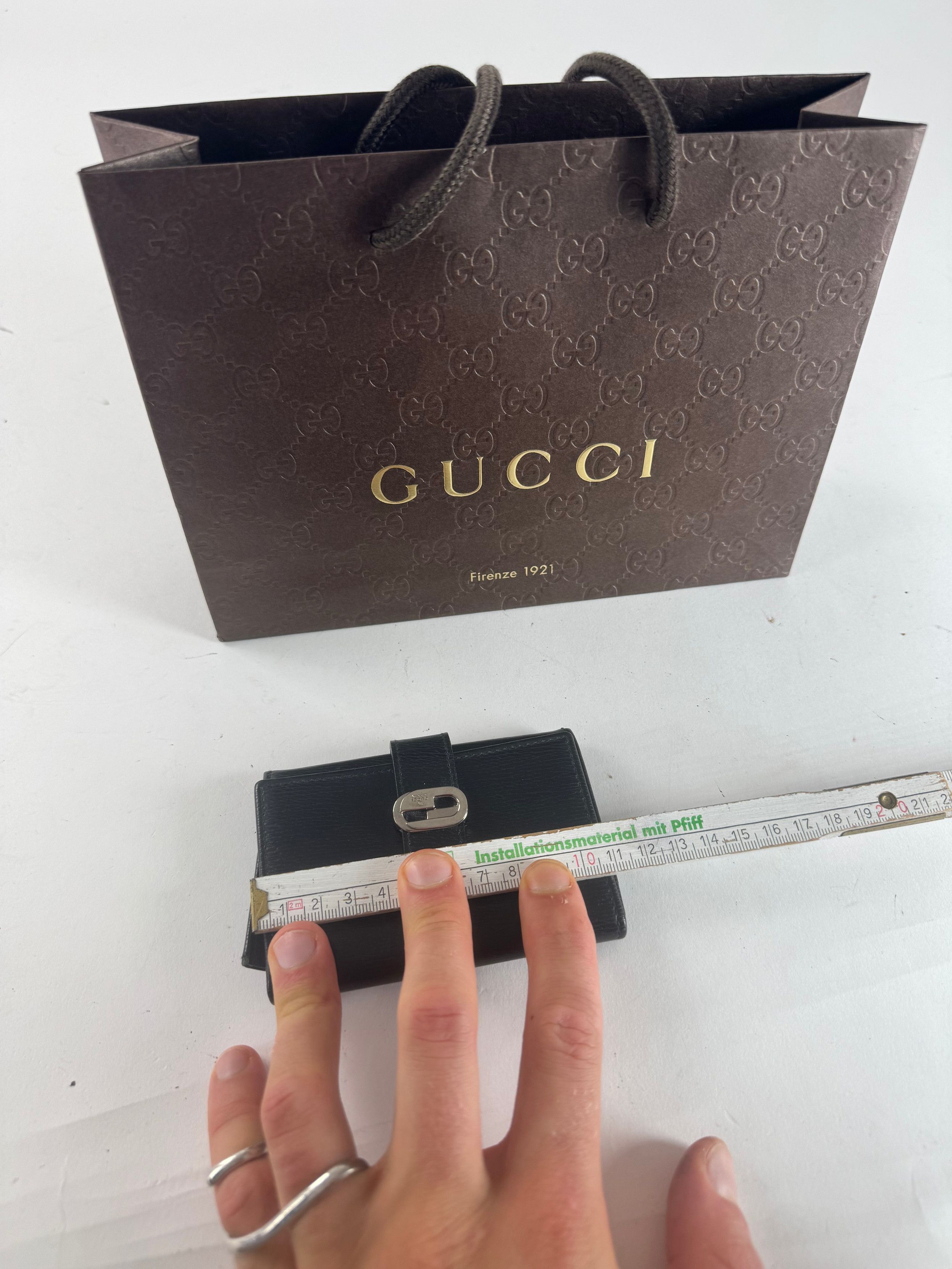 Gucci Vintage Leather Cardholder Black Size ONE SIZE - 12 Thumbnail