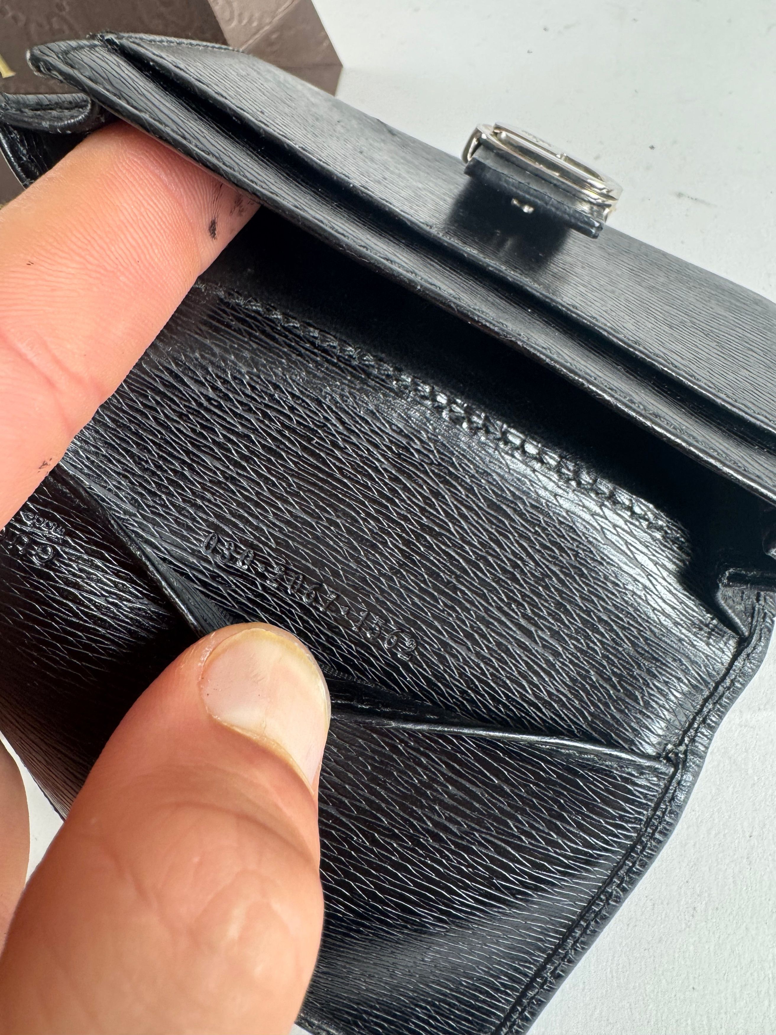 Gucci Vintage Leather Cardholder Black Size ONE SIZE - 10 Thumbnail