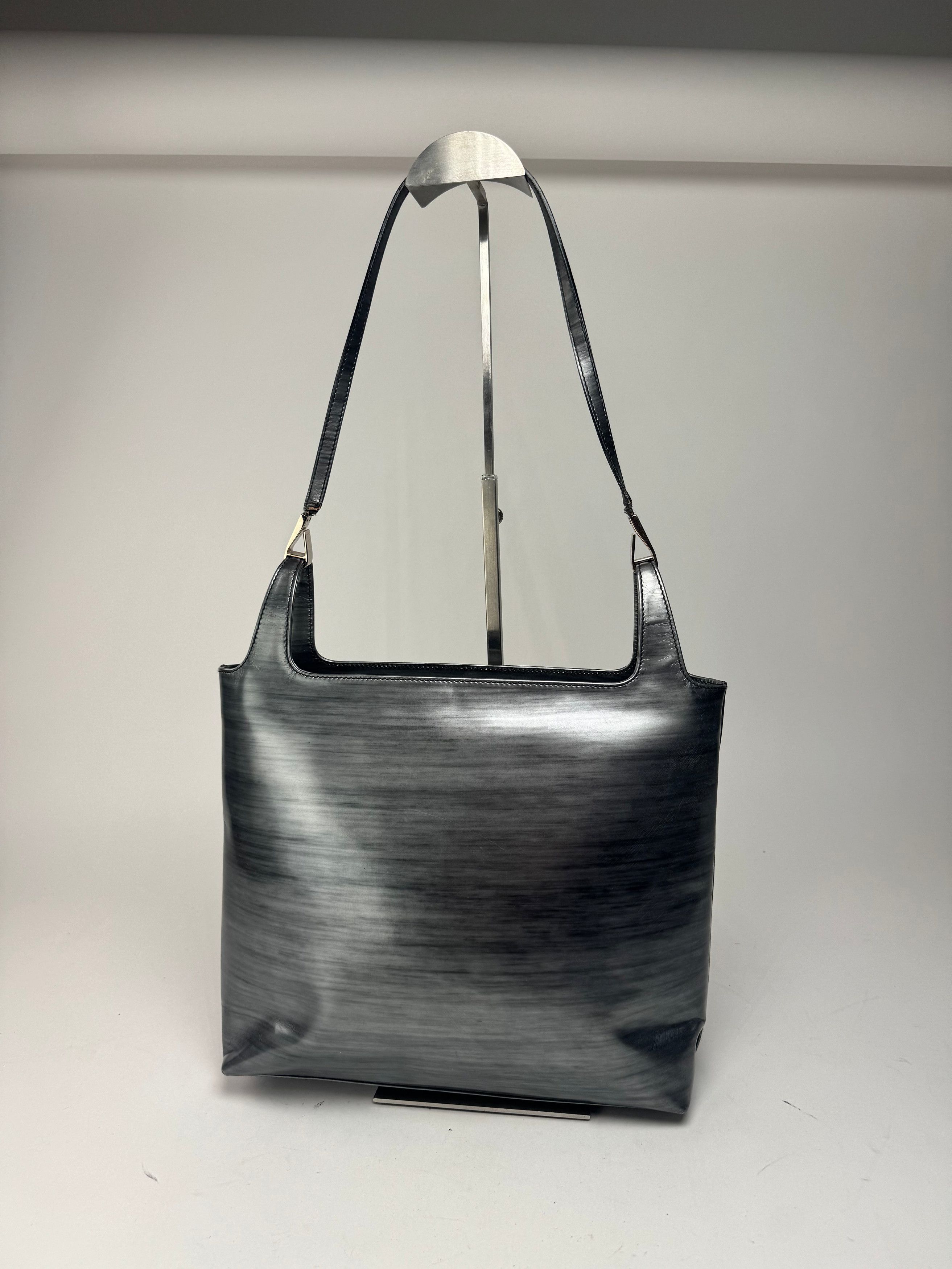 Gucci Vintage Patent Leather Bag black silver Size ONE SIZE - 9 Thumbnail