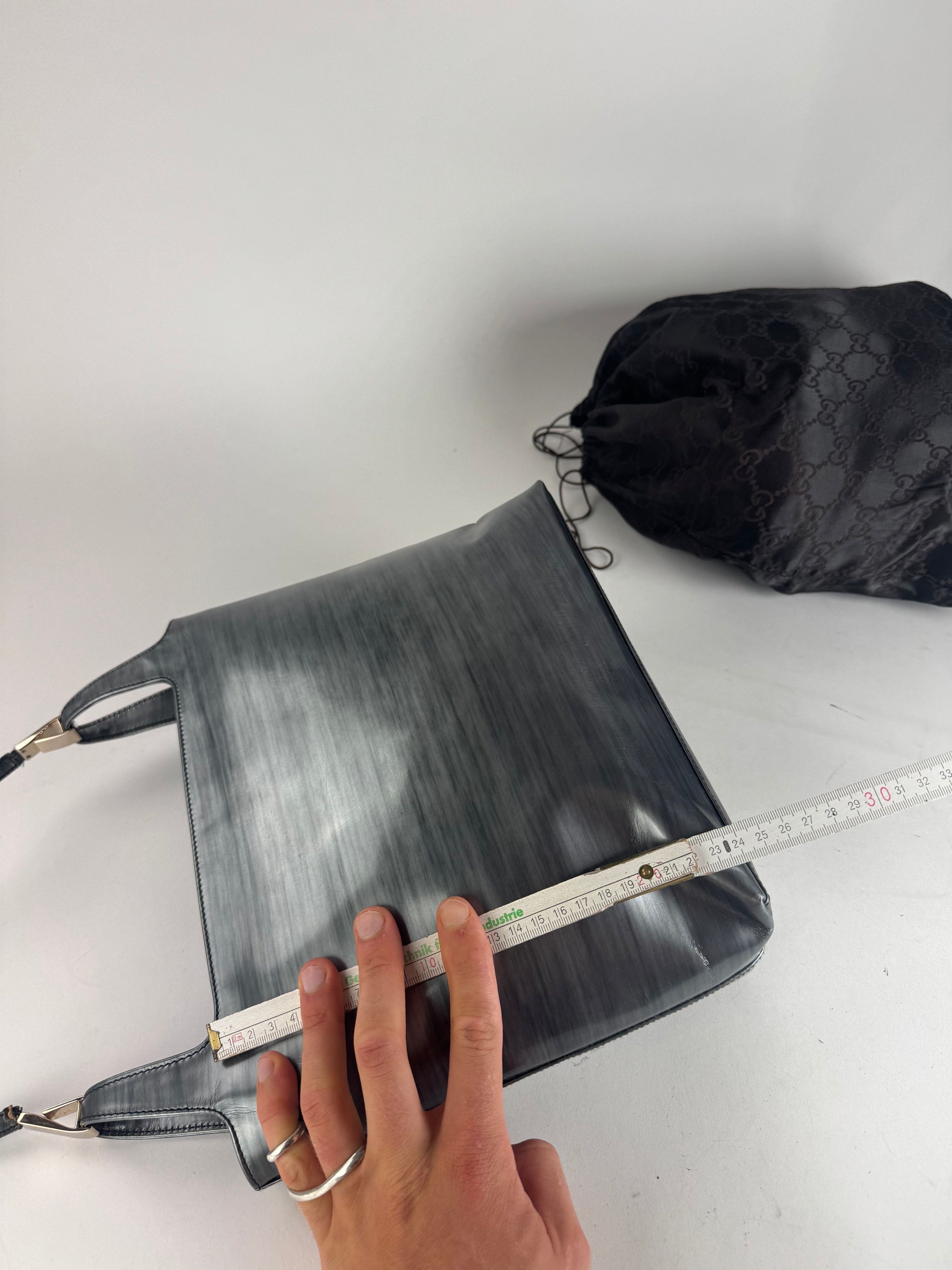 Gucci Vintage Patent Leather Bag black silver Size ONE SIZE - 12 Thumbnail