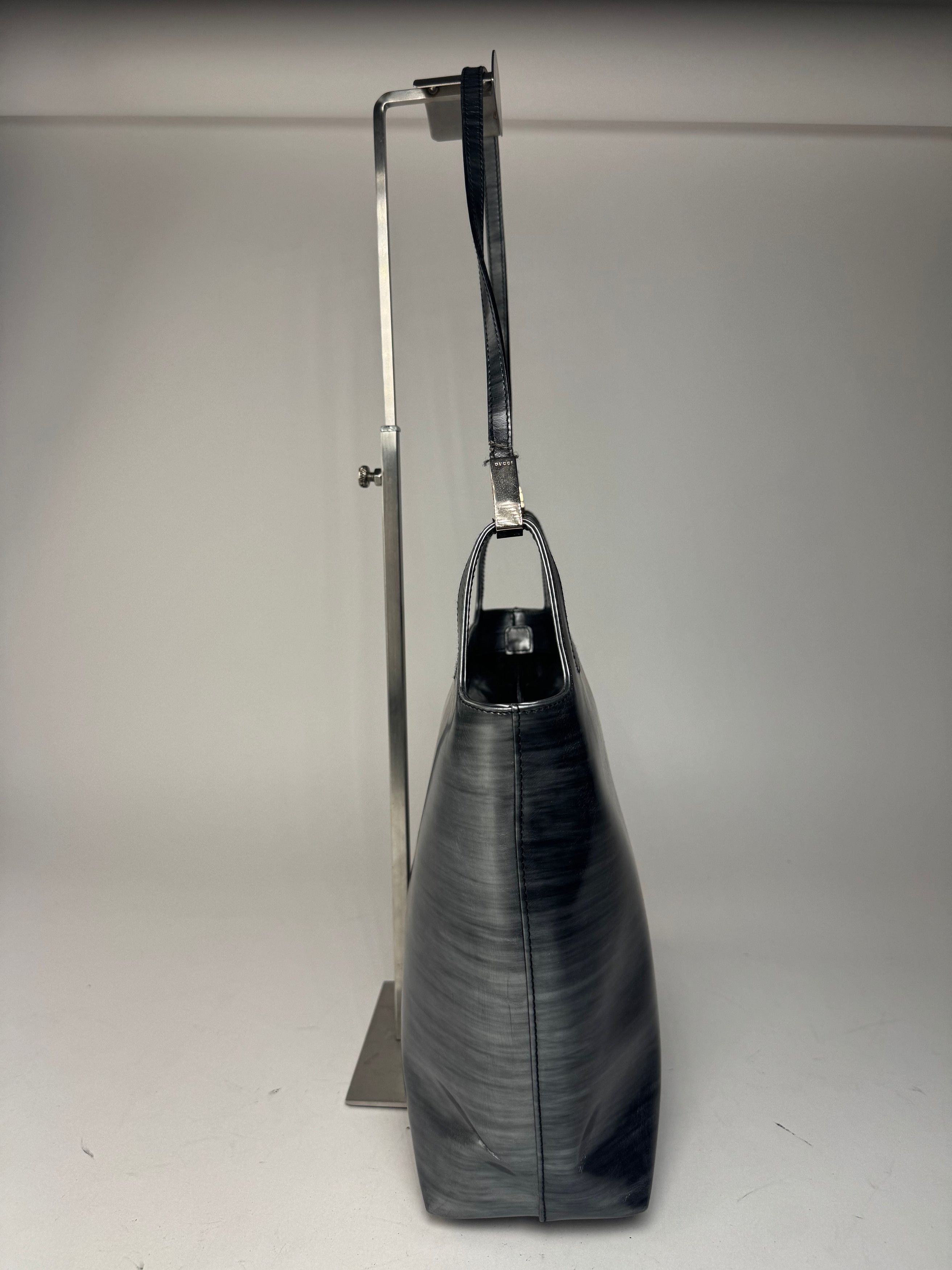 Gucci Vintage Patent Leather Bag black silver Size ONE SIZE - 4 Thumbnail
