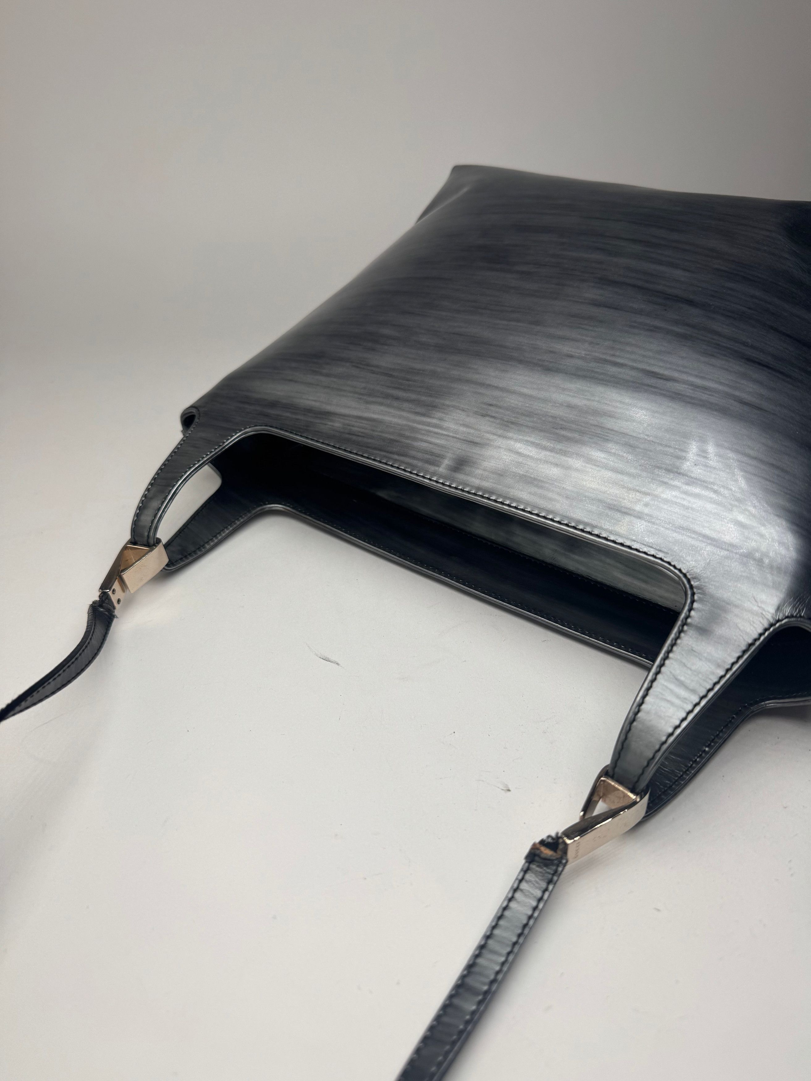 Gucci Vintage Patent Leather Bag black silver Size ONE SIZE - 10 Thumbnail