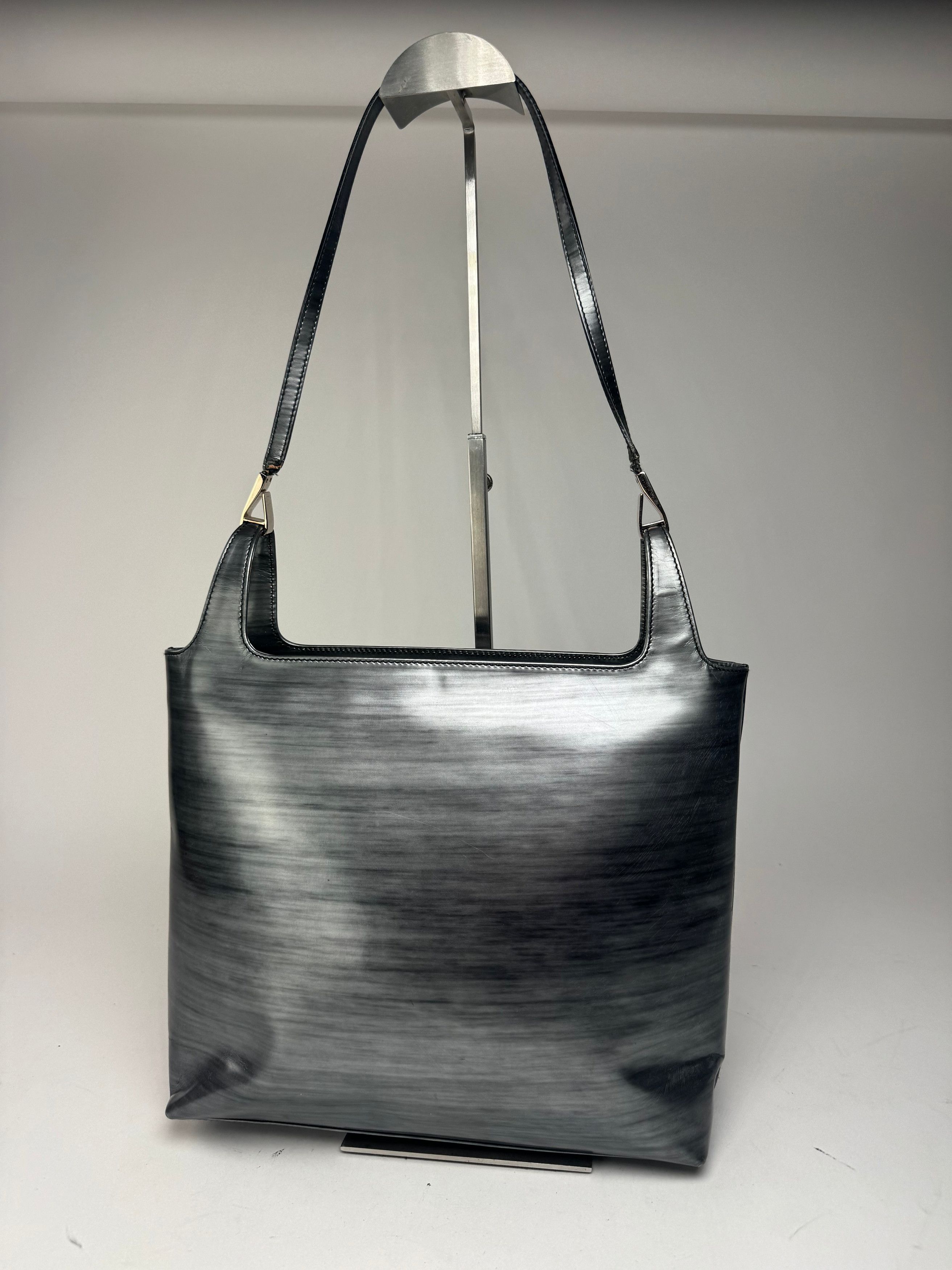 Gucci Vintage Patent Leather Bag black silver Size ONE SIZE - 15 Thumbnail