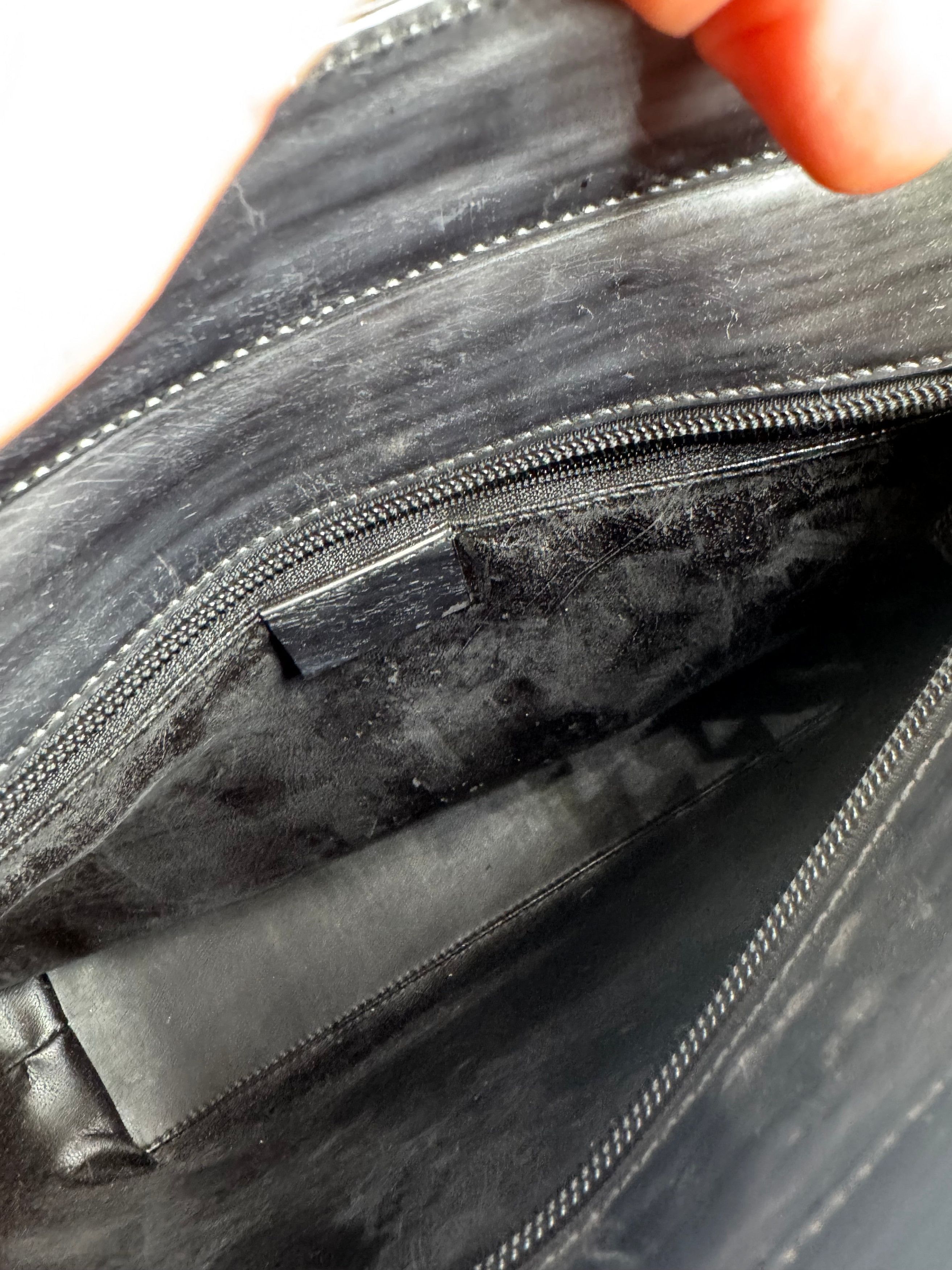 Gucci Vintage Patent Leather Bag black silver Size ONE SIZE - 3 Thumbnail