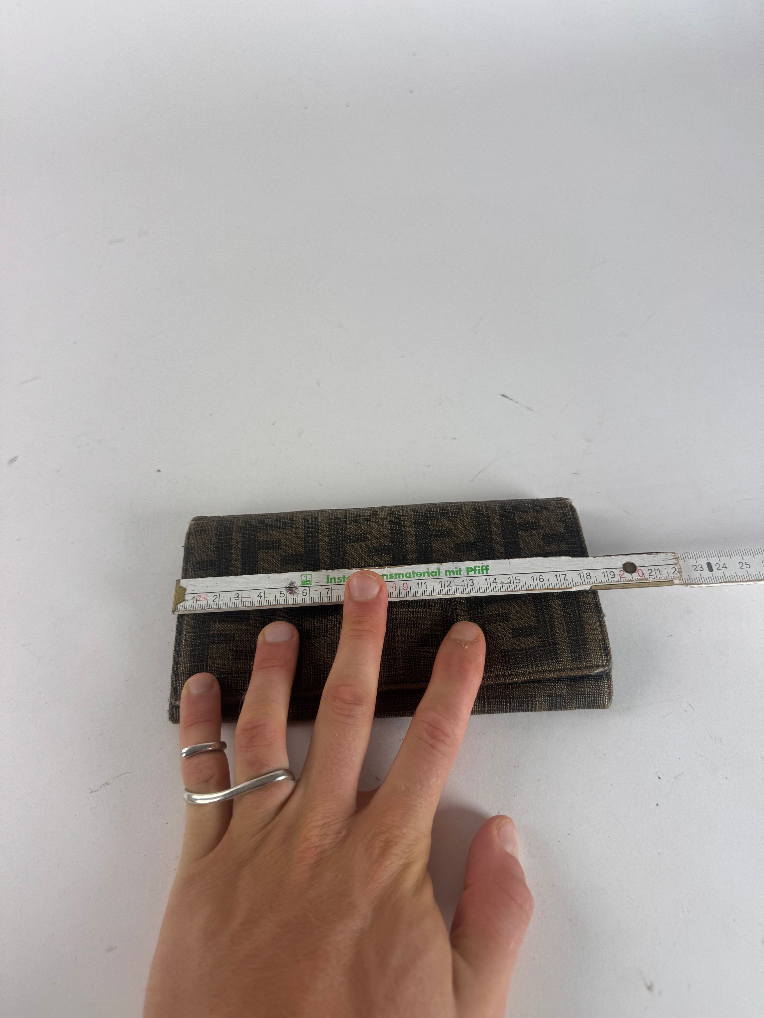 Fendi Vintage FF monogram Leather Wallet Brown Size ONE SIZE - 9 Thumbnail