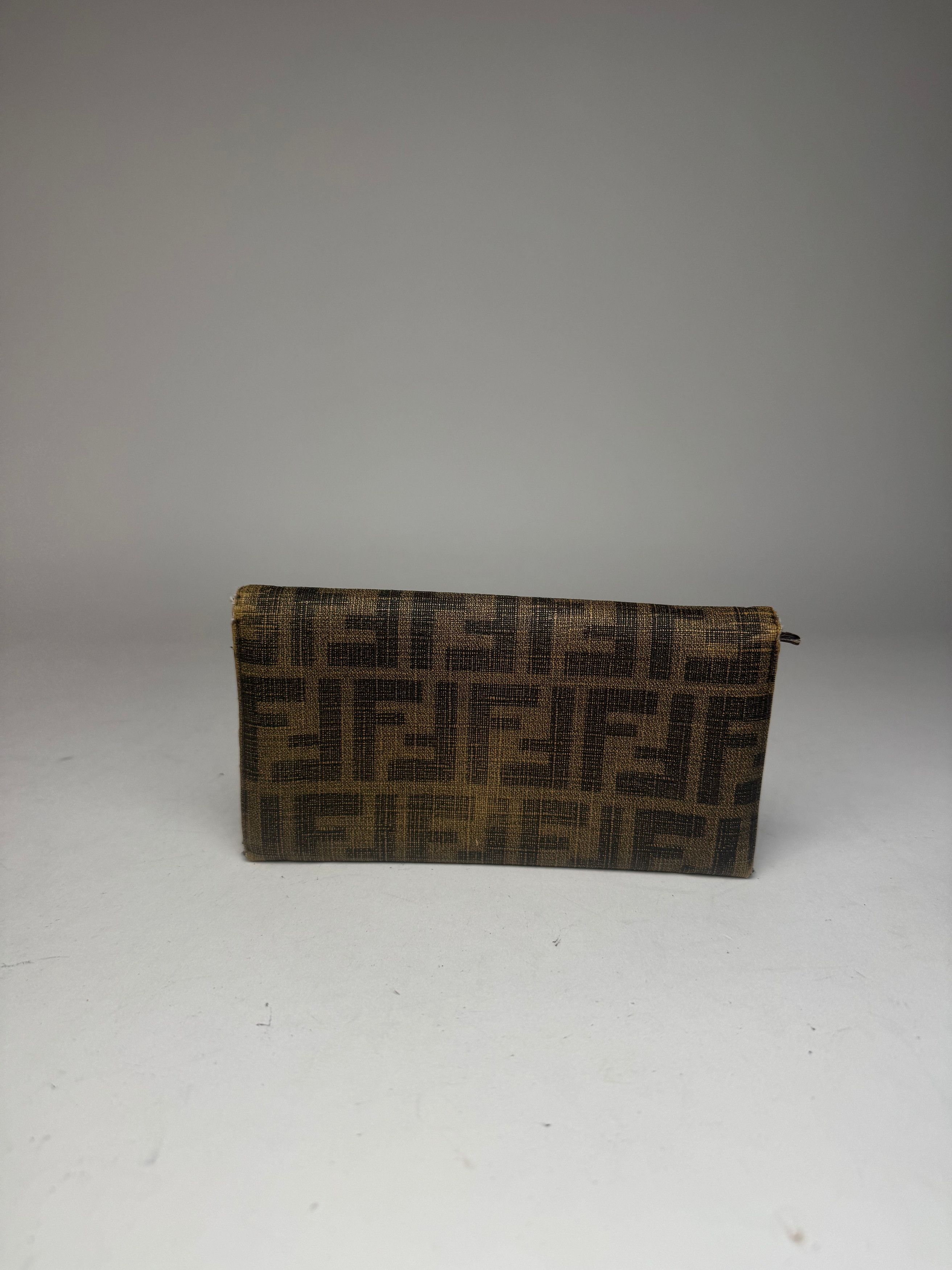 Fendi Vintage FF monogram Leather Wallet Brown Size ONE SIZE - 2 Thumbnail