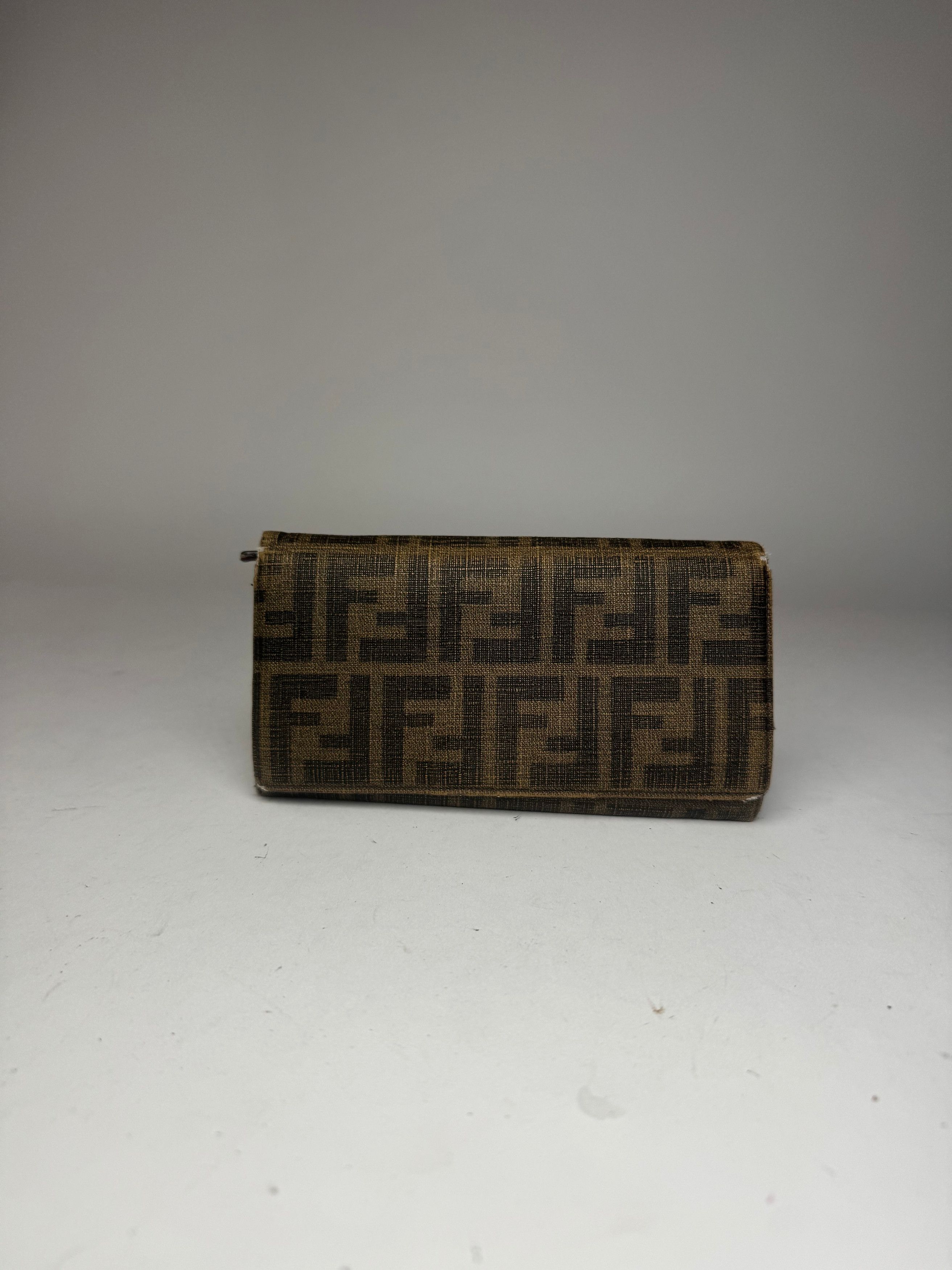 Fendi Vintage FF monogram Leather Wallet Brown Size ONE SIZE - 5 Thumbnail