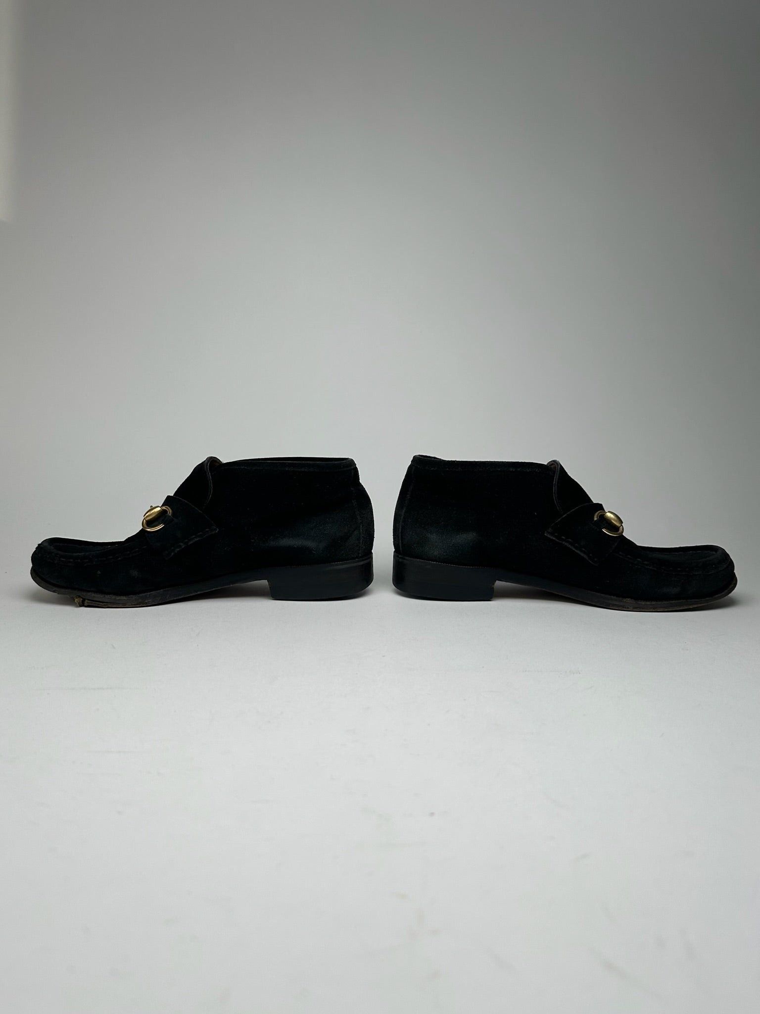 Gucci Vintage Horsebit Suese shoes black Size US 6 / IT 36 - 5 Thumbnail