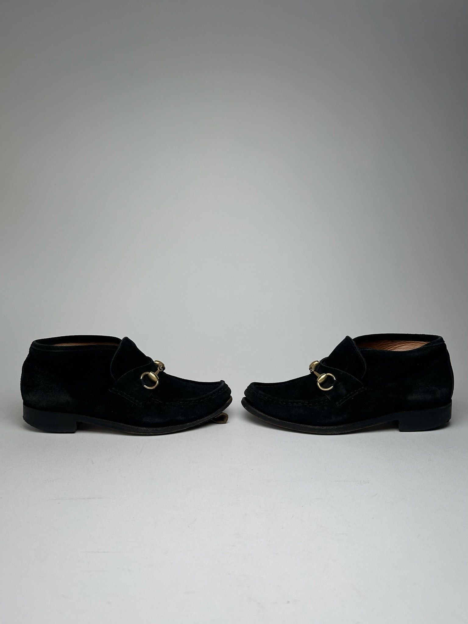 Gucci Vintage Horsebit Suese shoes black Size US 6 / IT 36 - 6 Thumbnail