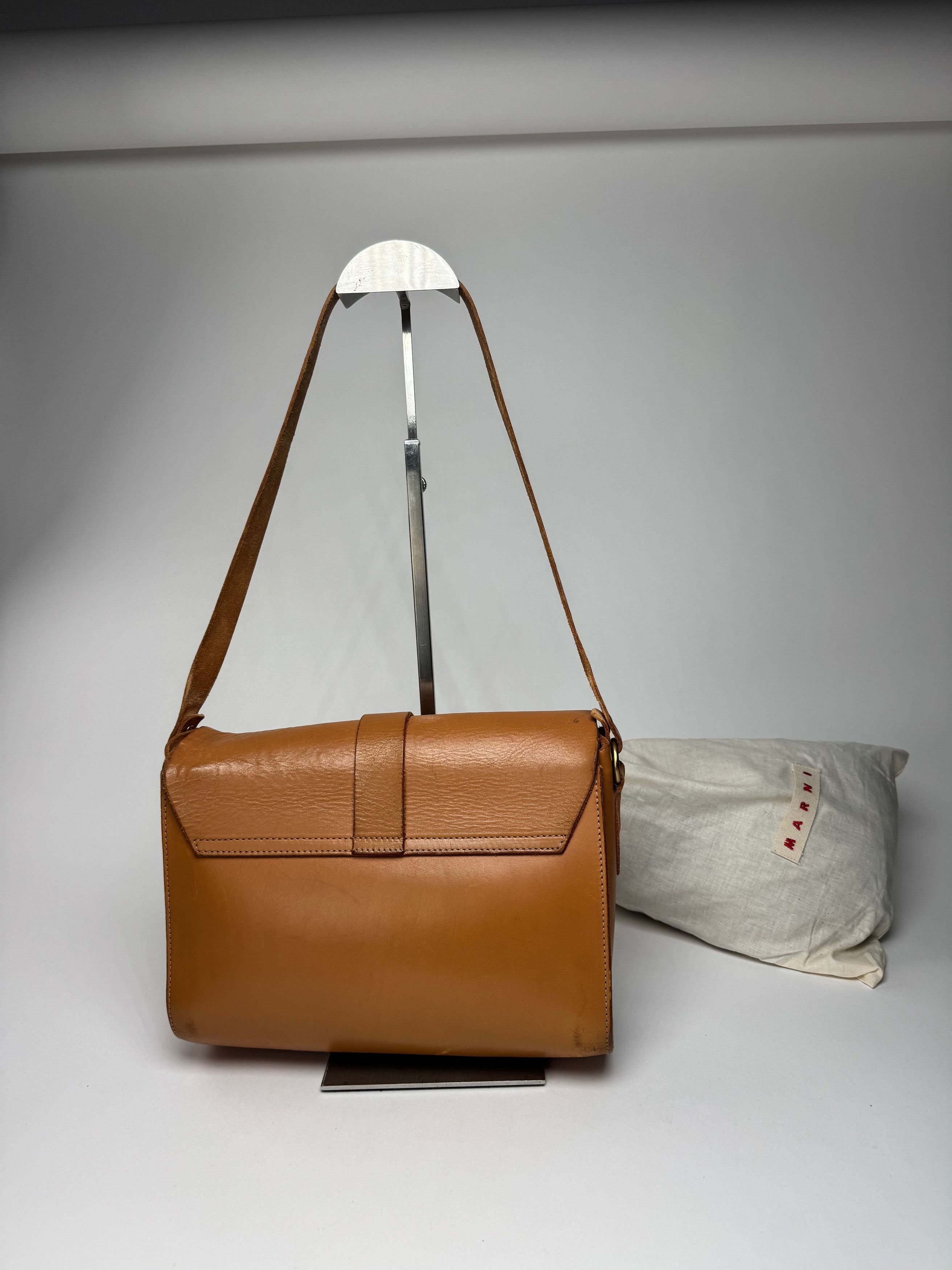 Marni Vintage Leather Bag brown Size ONE SIZE - 2 Thumbnail