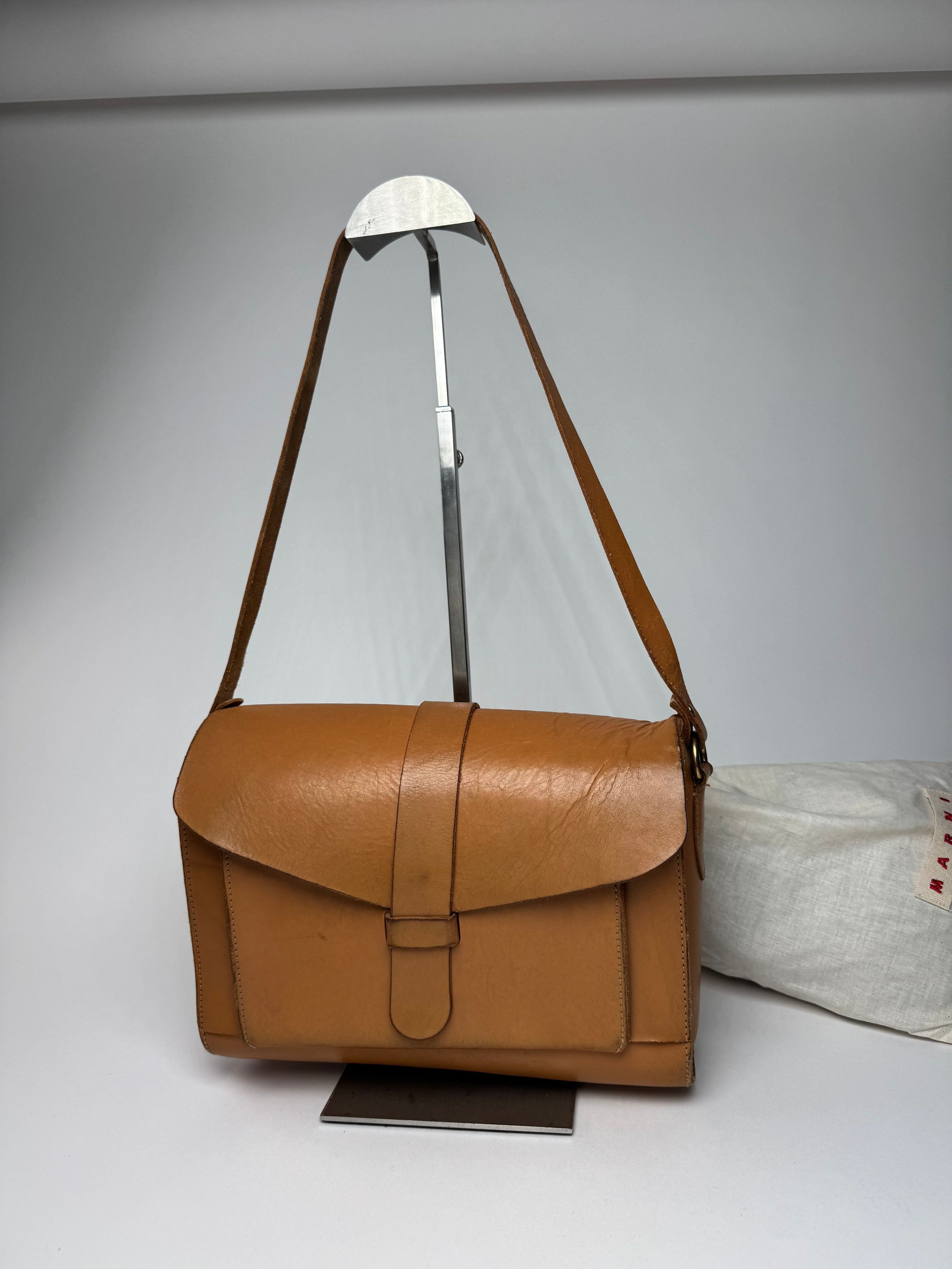 Marni Vintage Leather Bag brown Size ONE SIZE - 6 Thumbnail
