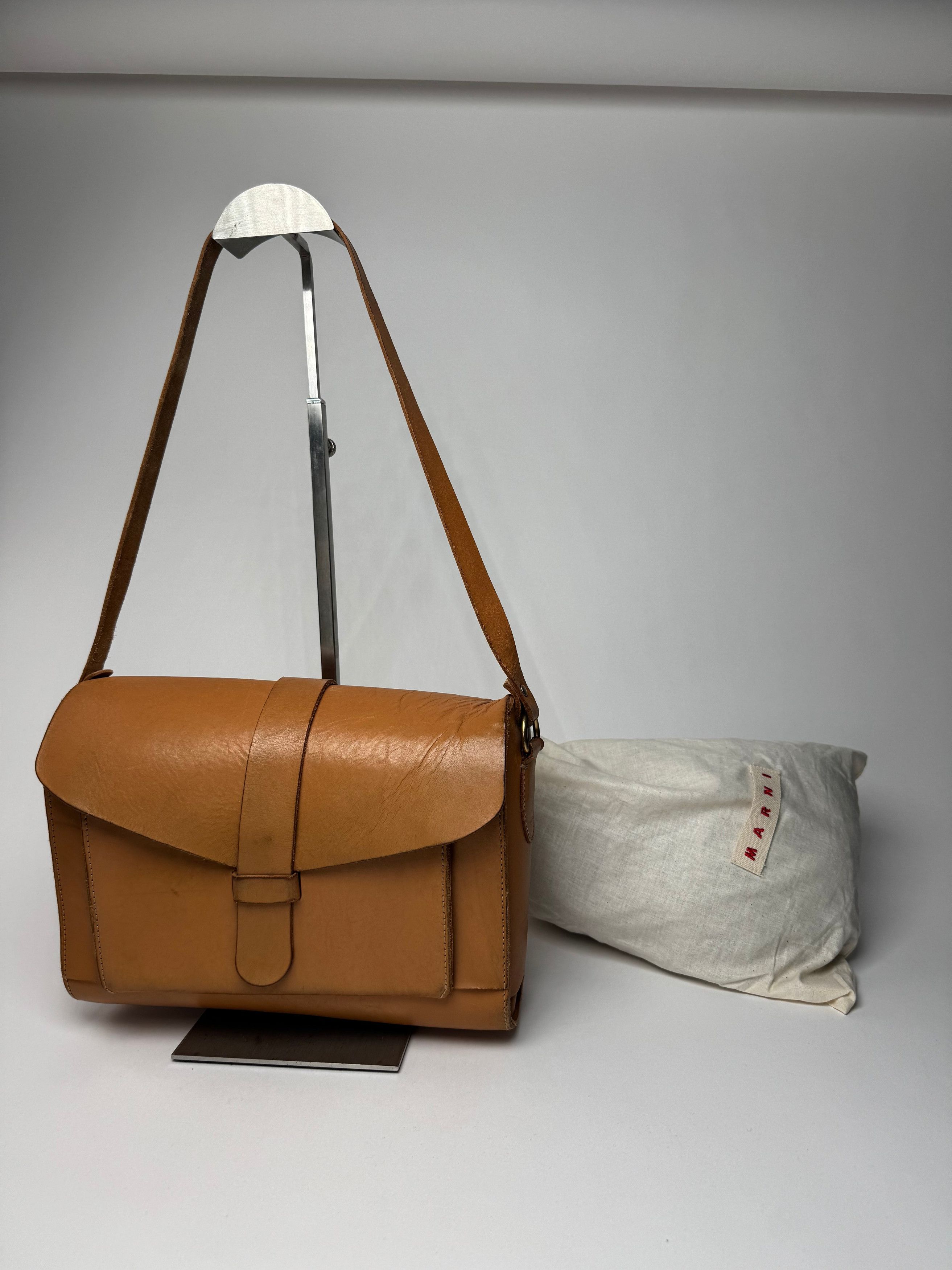 Marni Vintage Leather Bag brown Size ONE SIZE - 13 Thumbnail