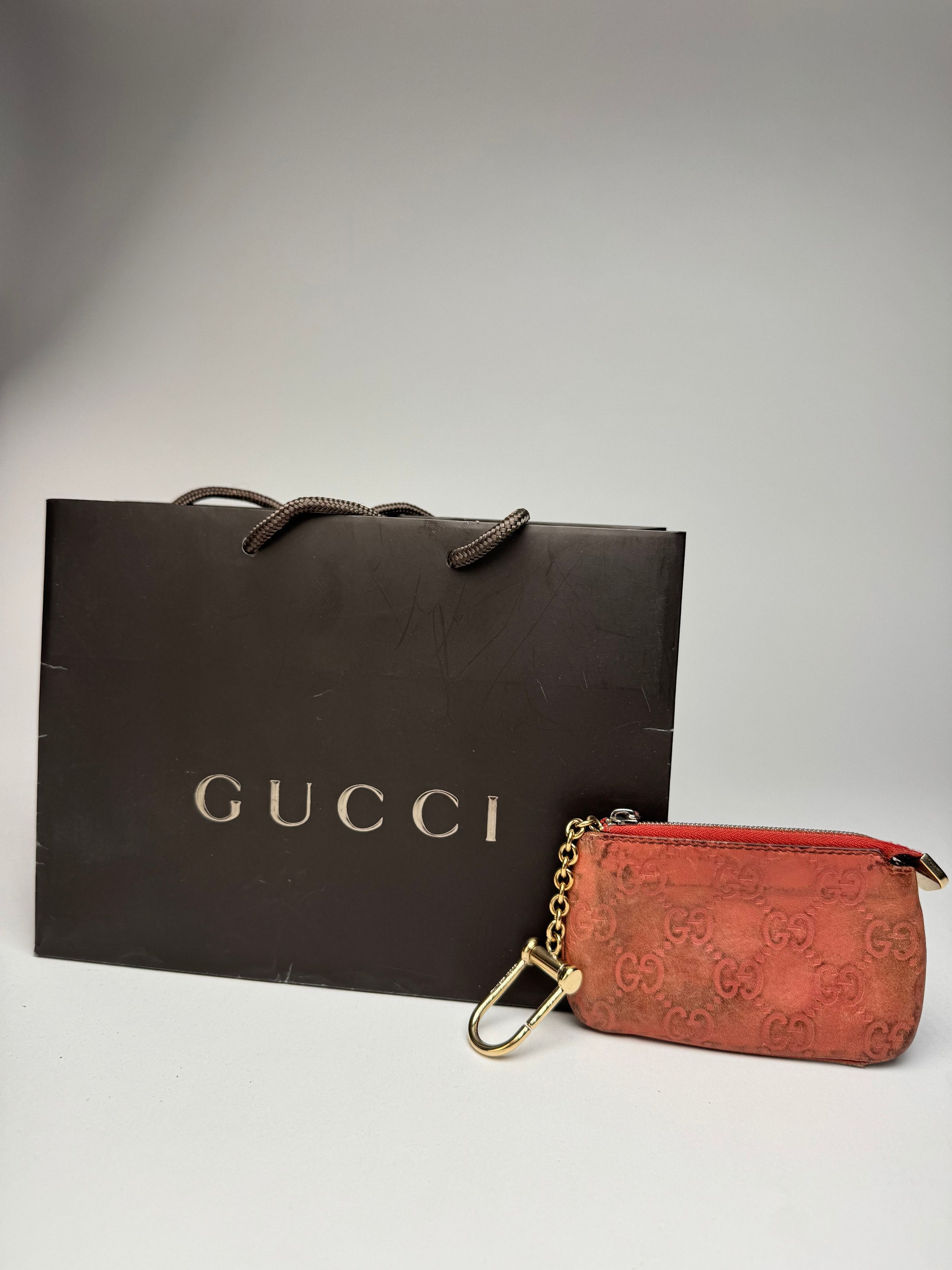 Gucci Vintage Monogram Key Holder Red Size ONE SIZE - 13 Thumbnail