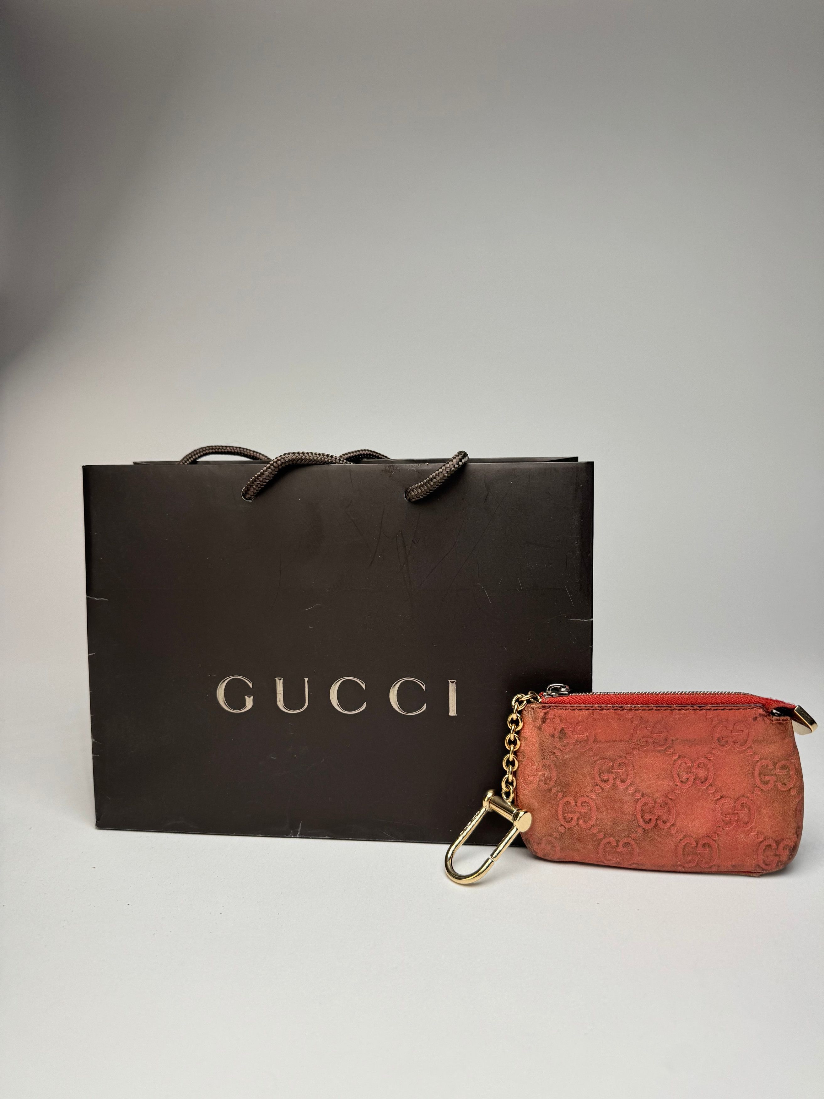 Gucci Vintage Monogram Key Holder Red Size ONE SIZE - 5 Thumbnail