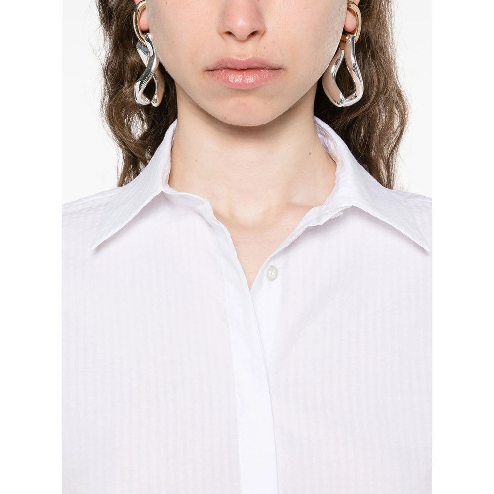 Mazzarelli Mazzarelli WHITE Tops - Shirts Size M / US 6-8 / IT 42-44 - 3 Thumbnail