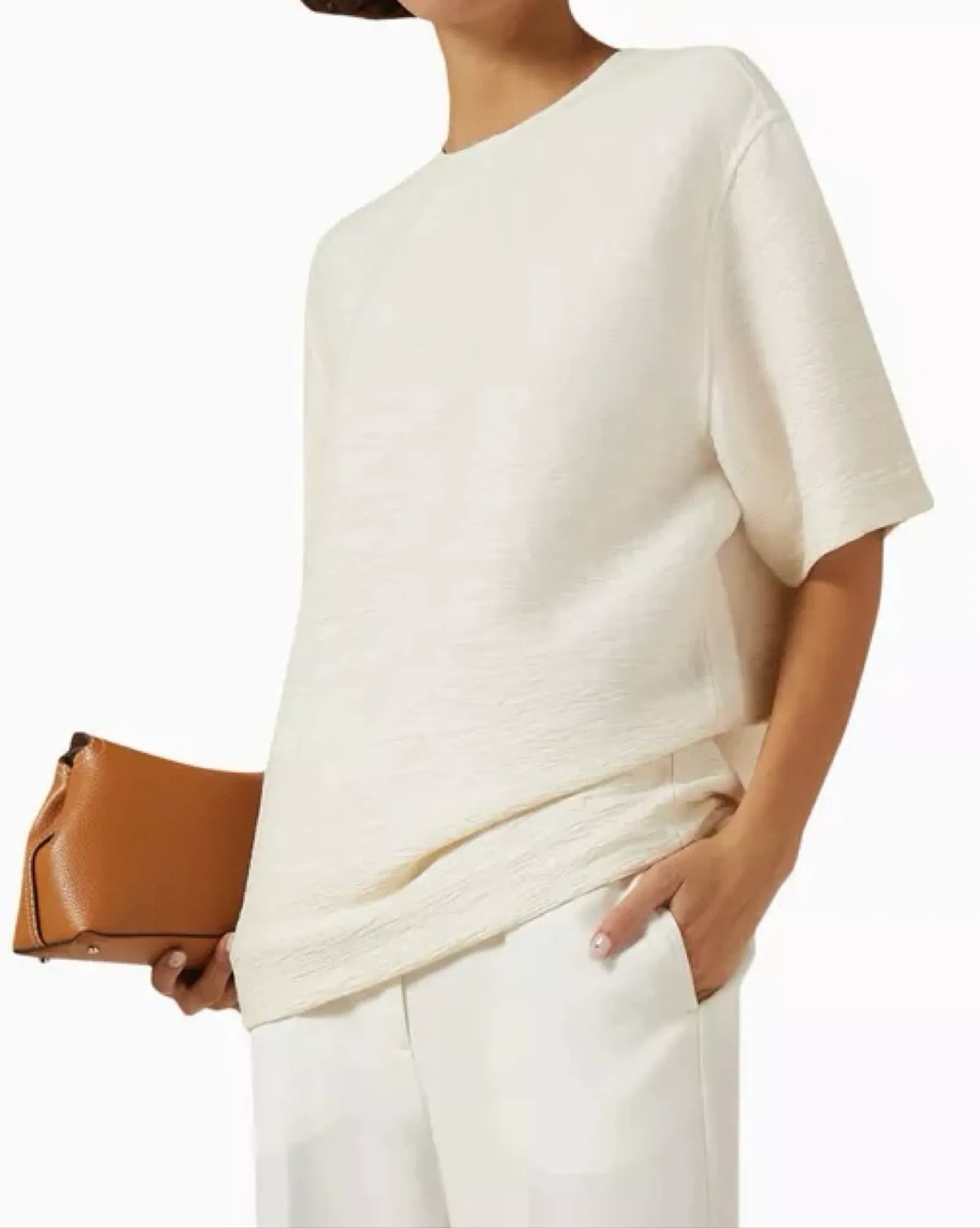 Toteme Toteme Trapeze Tee Top Size M / US 6-8 / IT 42-44 - 8 Thumbnail