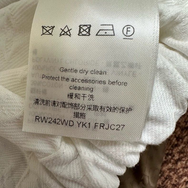 Louis Vuitton Louis Vuitton White Denim Jacket 36 - dmc Size US S / EU 44-46 / 1 - 4 Thumbnail