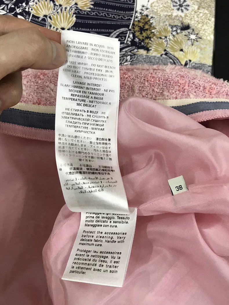 Gucci Gucci Pink Knit Coat with Gold Buttons - dmc Size US M / EU 48-50 / 2 - 7 Thumbnail