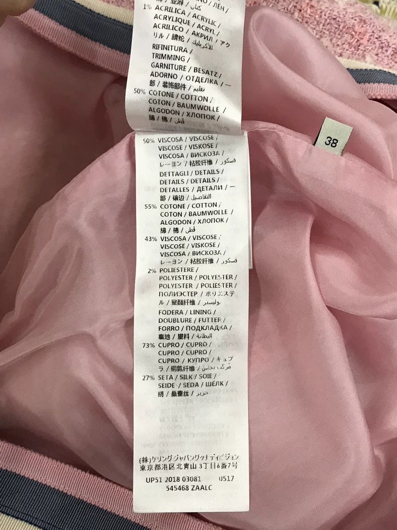 Gucci Gucci Pink Knit Coat with Gold Buttons - dmc Size US M / EU 48-50 / 2 - 6 Thumbnail