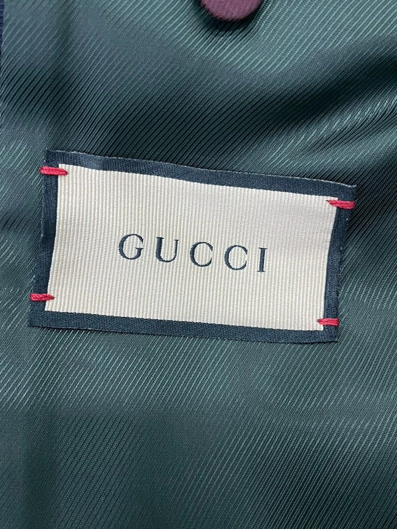 Gucci Gucci Green Logo Lapel Blazer Jacket - dmc Size US M / EU 48-50 / 2 - 4 Thumbnail