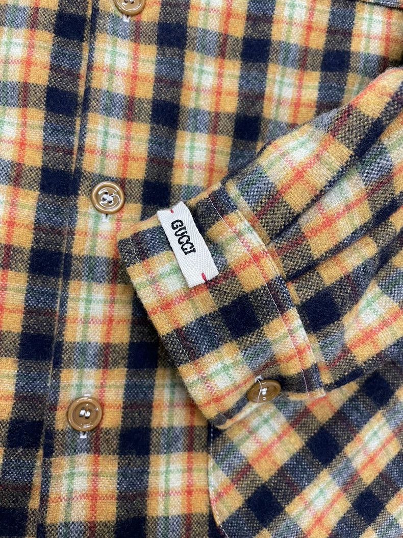 Gucci Gucci Donald Duck Plaid Wool Coat - dmc Size US L / EU 52-54 / 3 - 3 Thumbnail