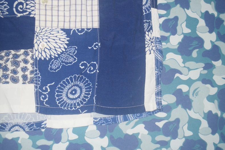 Junya Watanabe Junya Watanabe MAN Indigo Patchwork Shirt - dmc Size US S / EU 44-46 / 1 - 5 Thumbnail