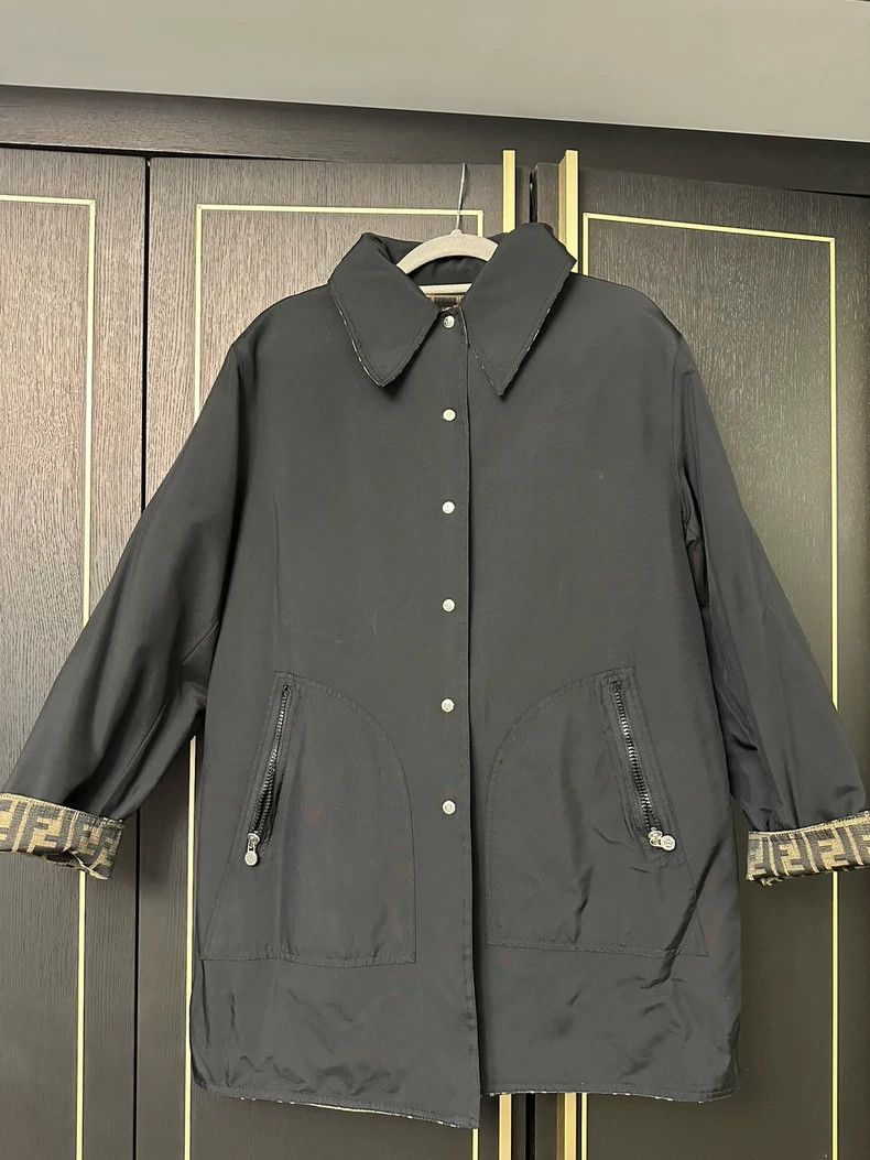 Fendi FENDI Vintage Monogram Coat - dmc Size US M / EU 48-50 / 2 - 7 Thumbnail