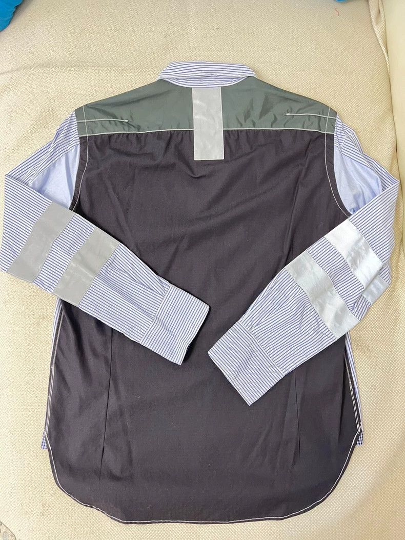 Junya Watanabe Junya Watanabe Man Striped Button-Up Shirt - dmc Size US S / EU 44-46 / 1 - 2 Thumbnail