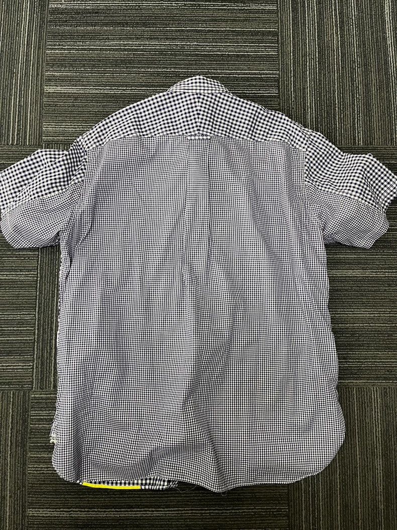 Junya Watanabe Junya Watanabe Patchwork Short Sleeve Shirt - dmc Size US L / EU 52-54 / 3 - 2 Thumbnail