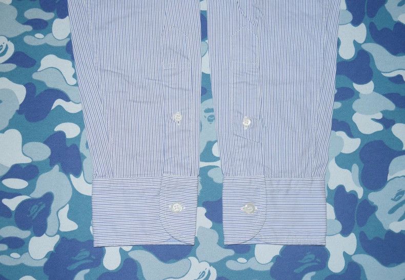 Junya Watanabe JUNYA WATANABE MAN Blue Stripe Key Shirt - dmc Size US M / EU 48-50 / 2 - 5 Thumbnail